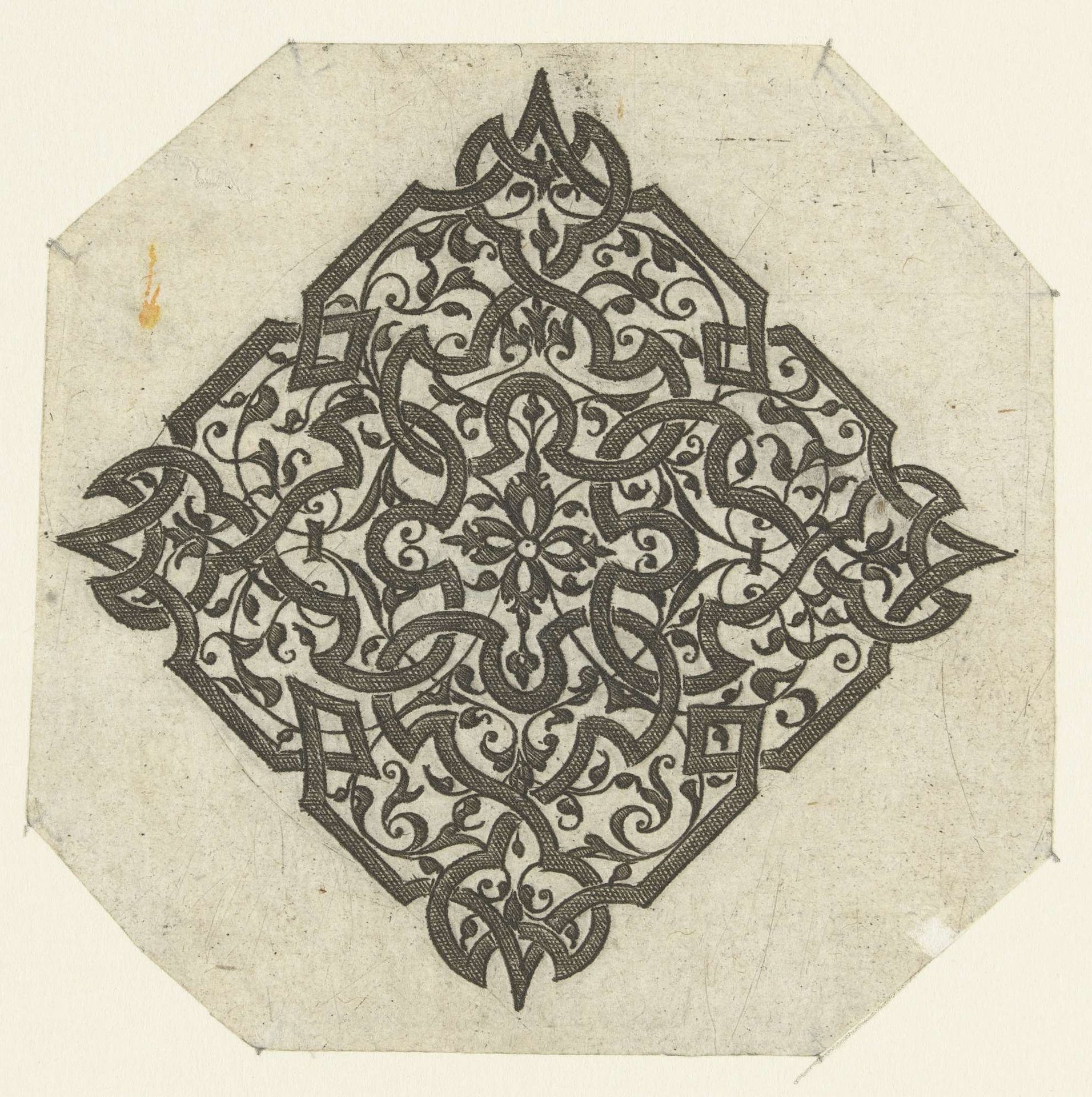 Ruit met moresken by Anonymous