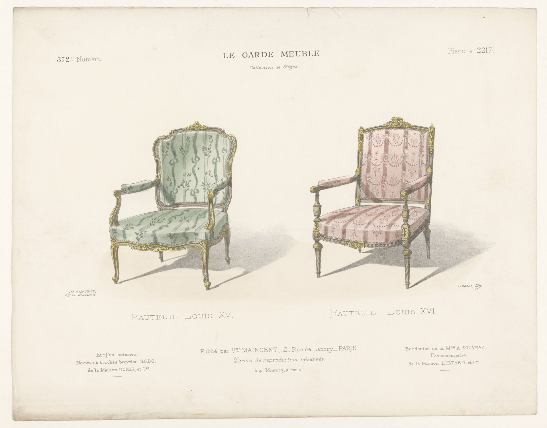 Twee fauteuils by Léon Laroche