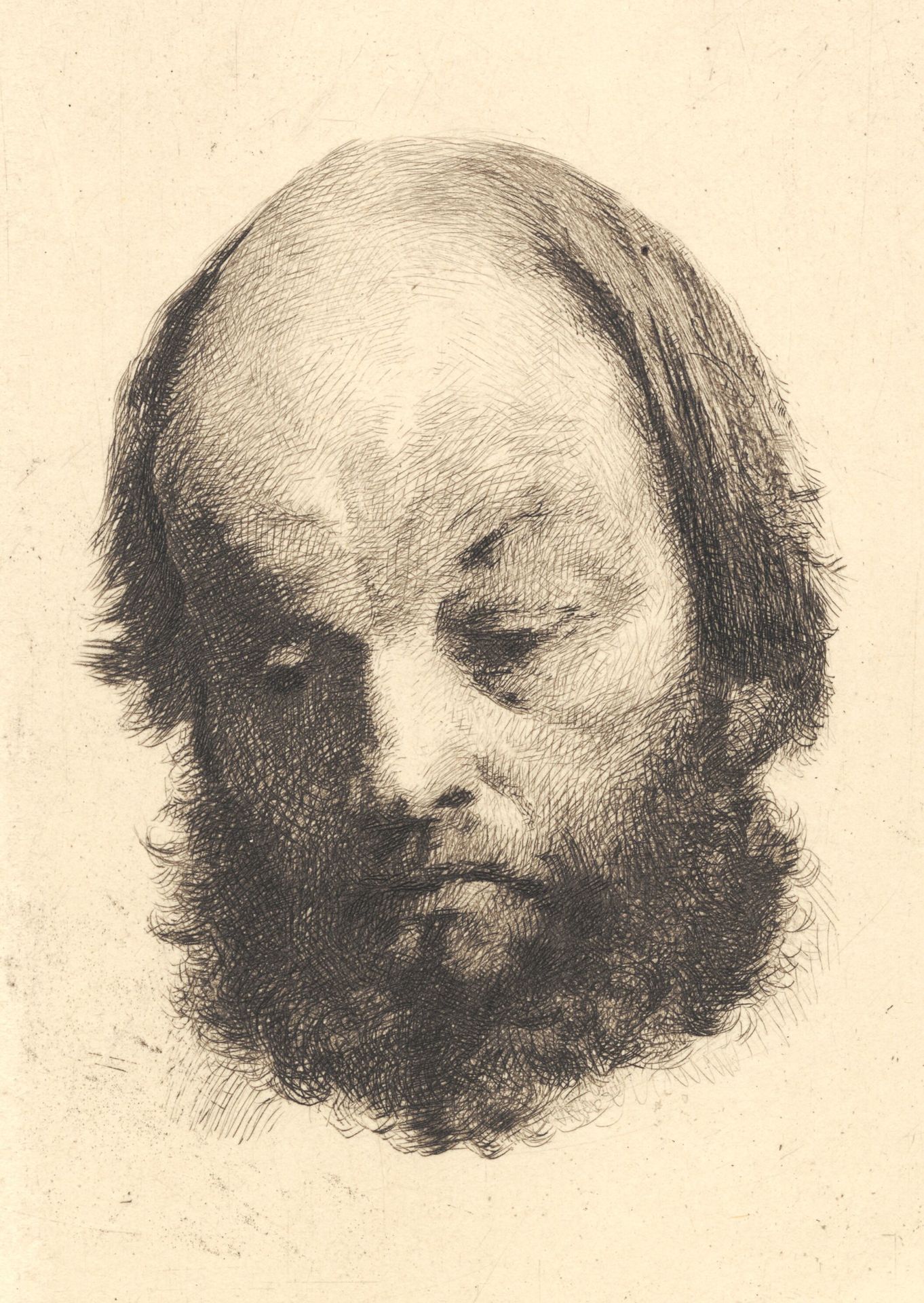 Sortskægget mand, Garibaldi by Frans Schwartz