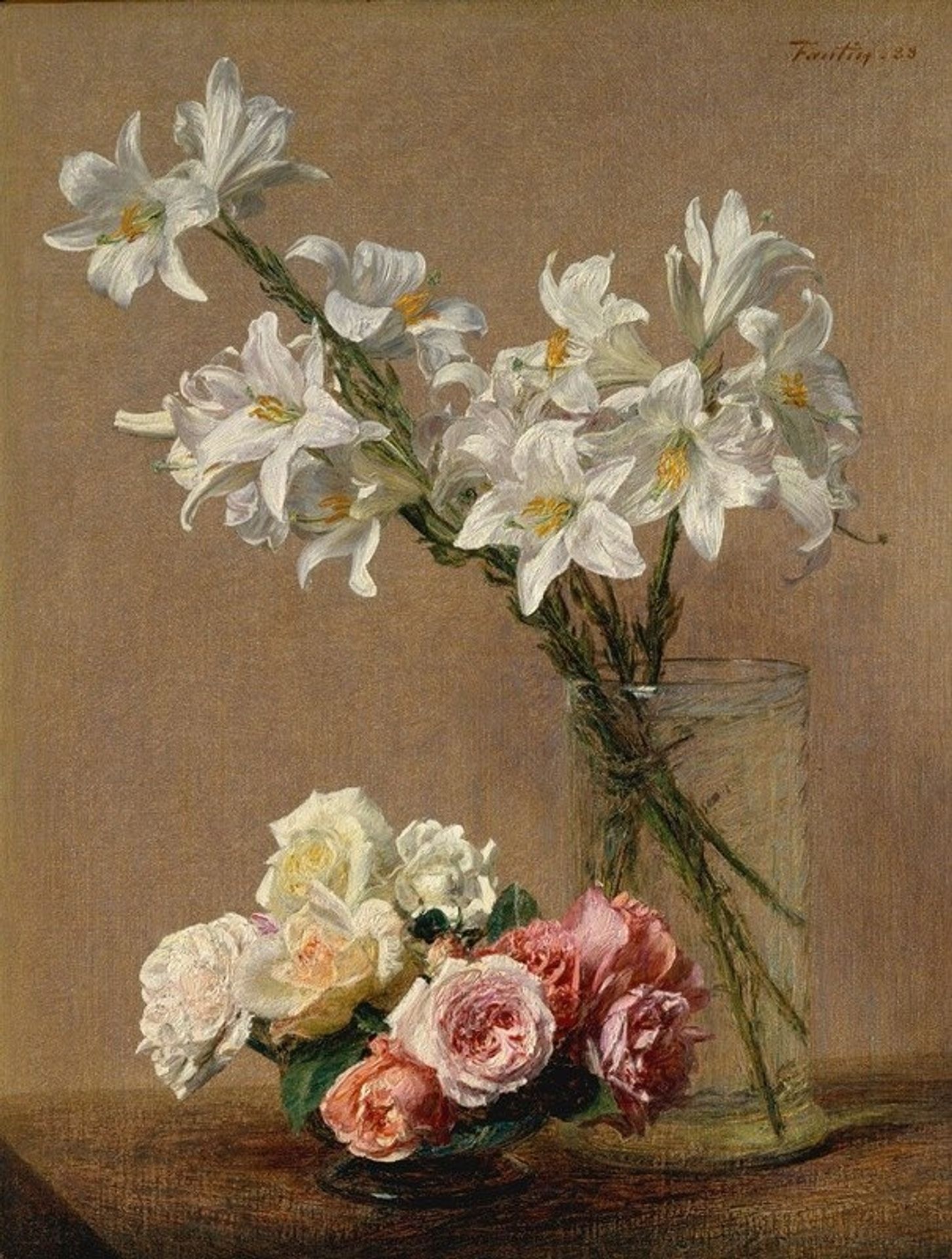 Henri Fantin-Latour、Petites roses Henri Fantin-Latour、Petites roses