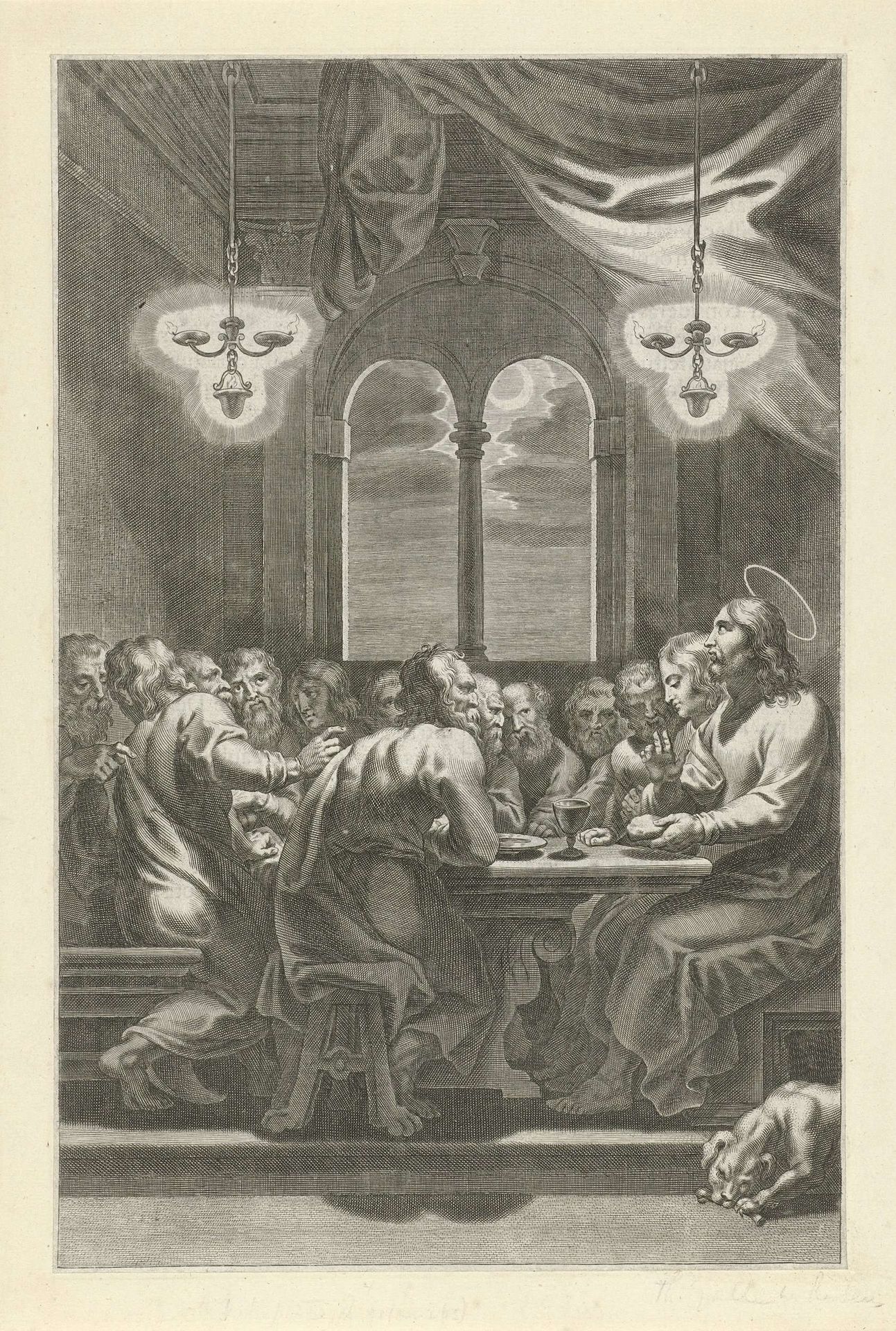 Laatste avondmaal by Theodoor Galle