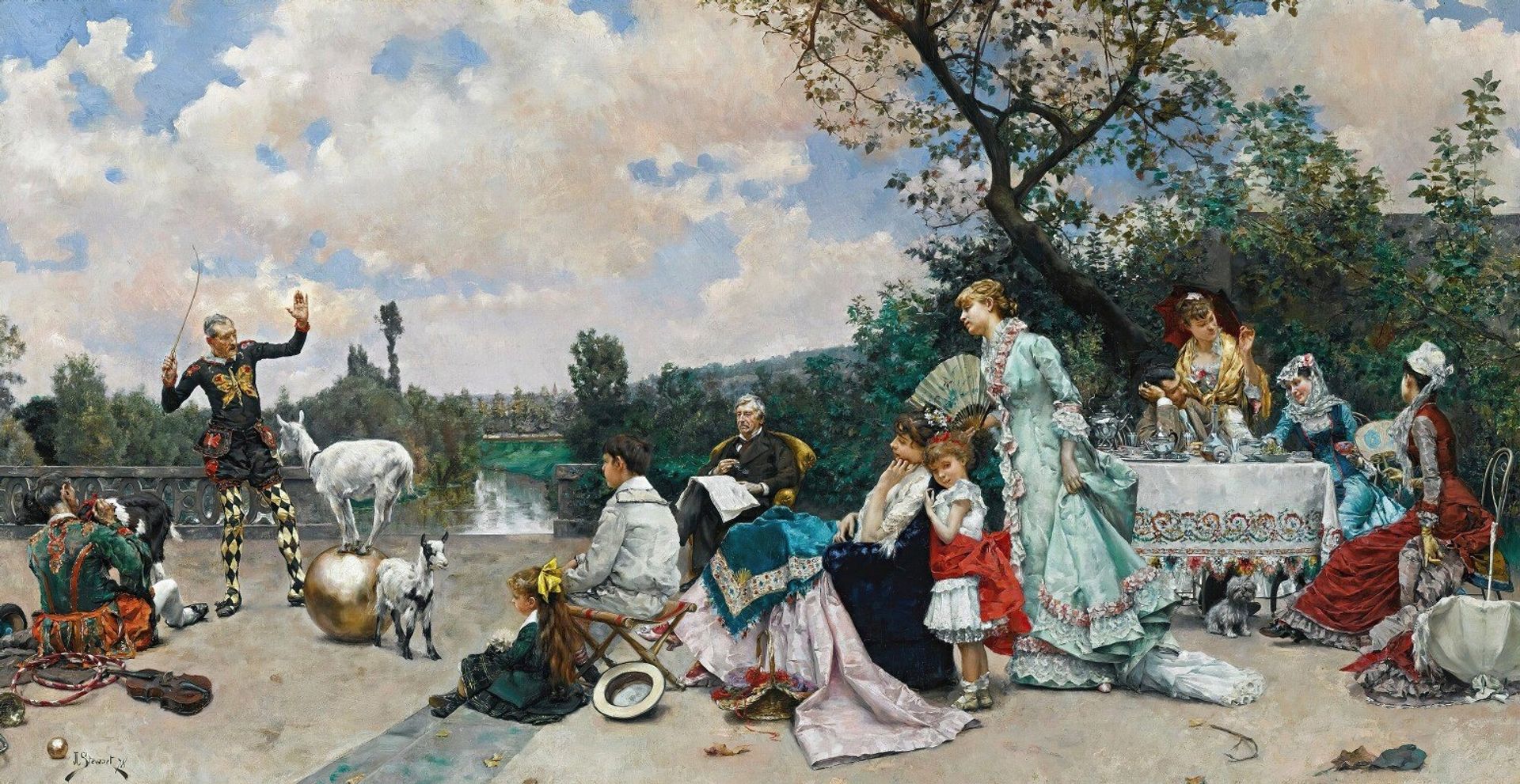 The Mountebank by Julius Leblanc Stewart
