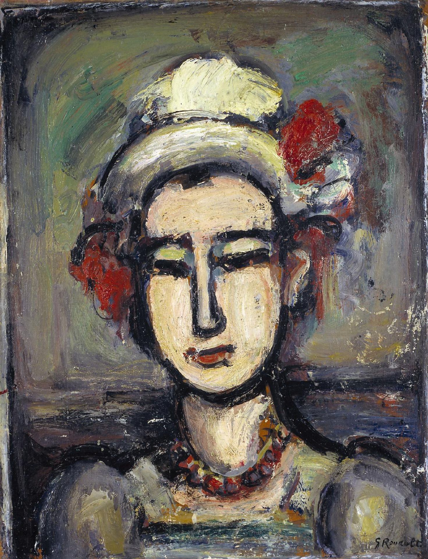 The Italian Woman by Georges Rouault