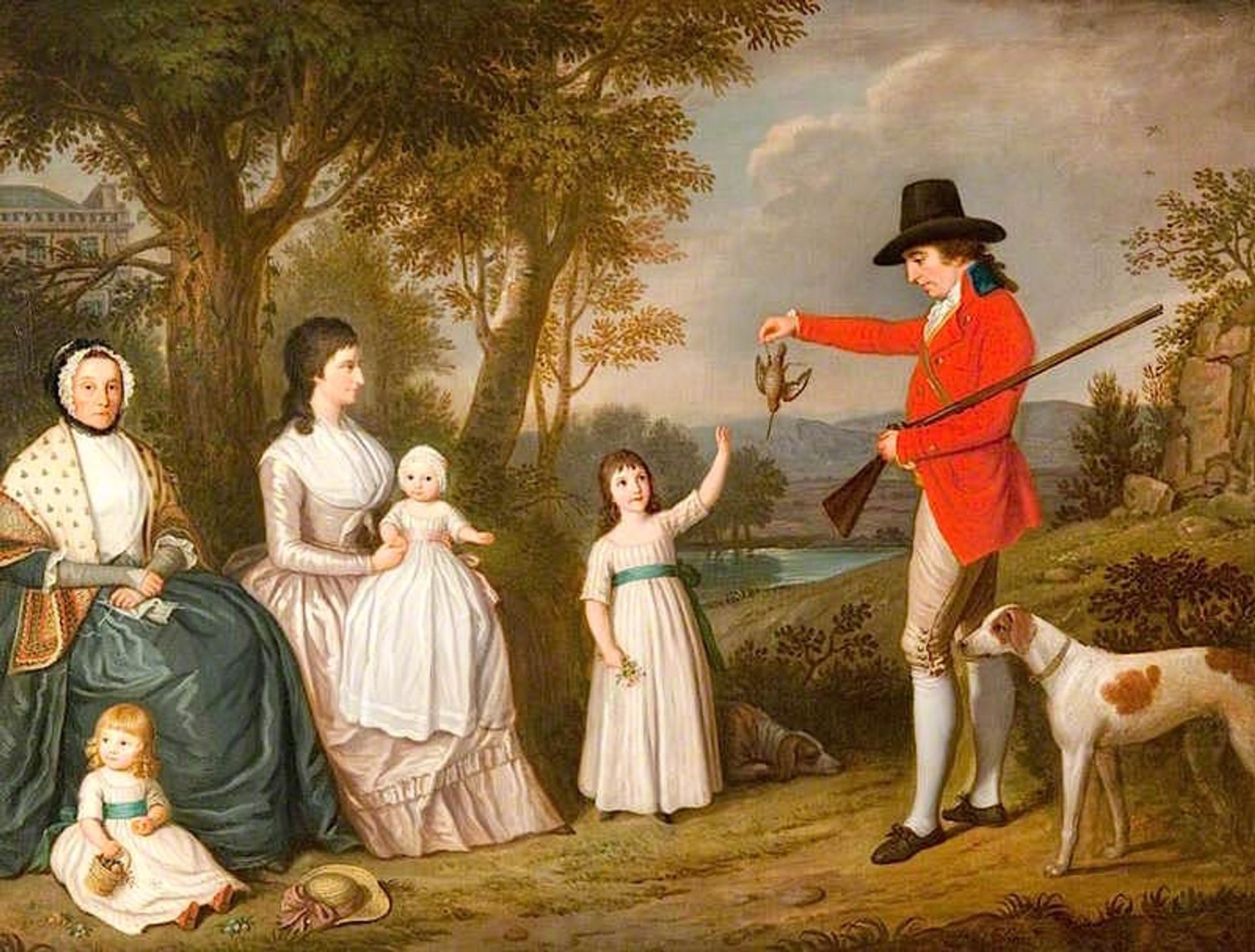 The Spreull Family by David Allan
