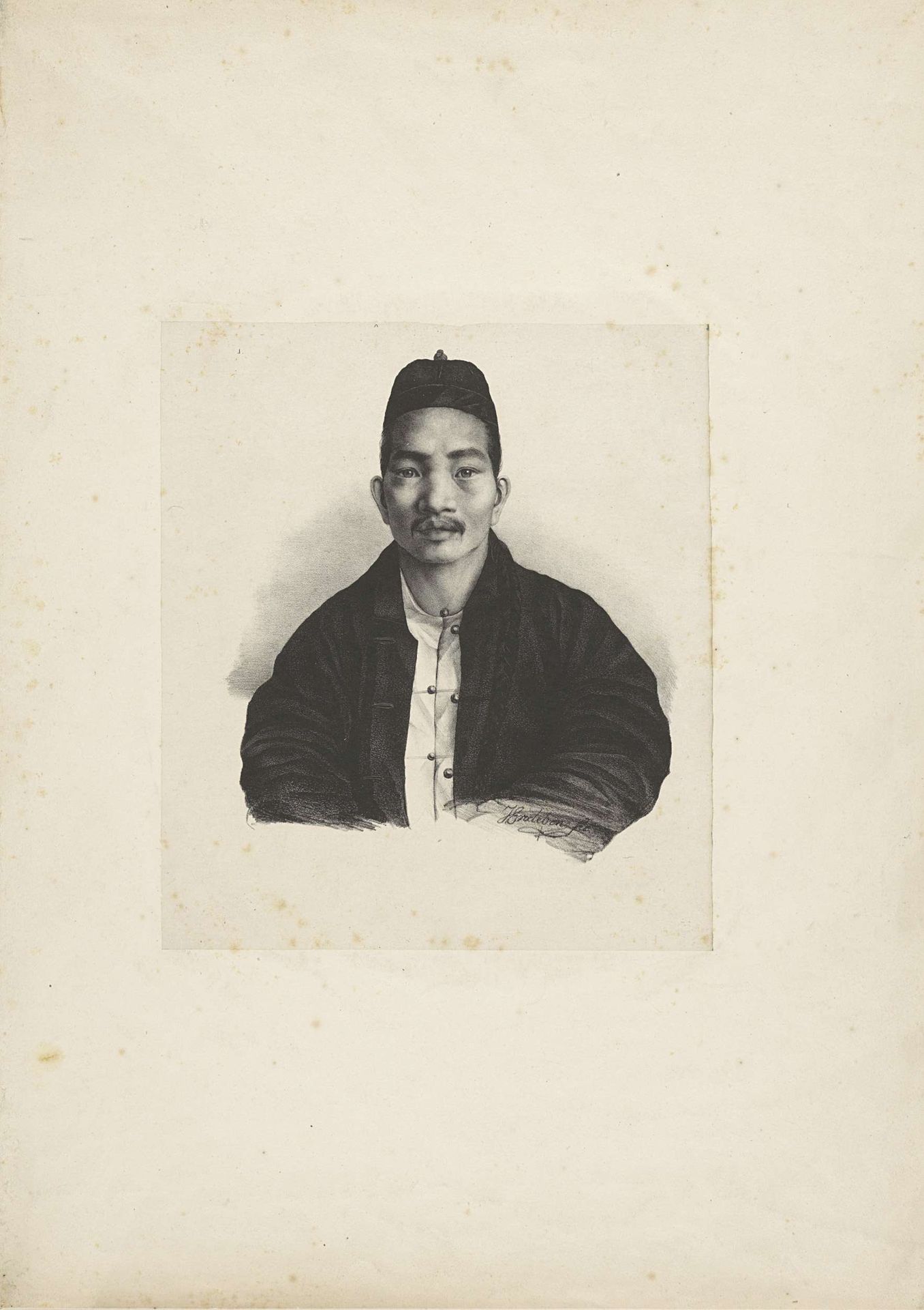 Portrait of Guo Chengzhang (Ko Tsching Dschang) by James Erxleben