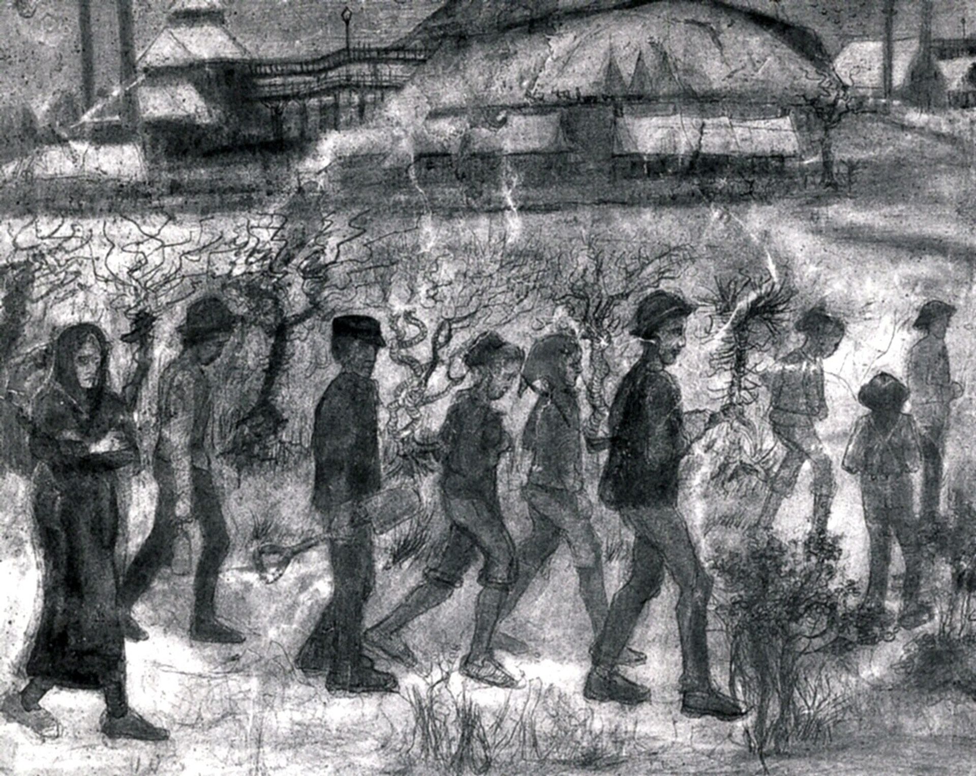 Miners by Vincent van Gogh