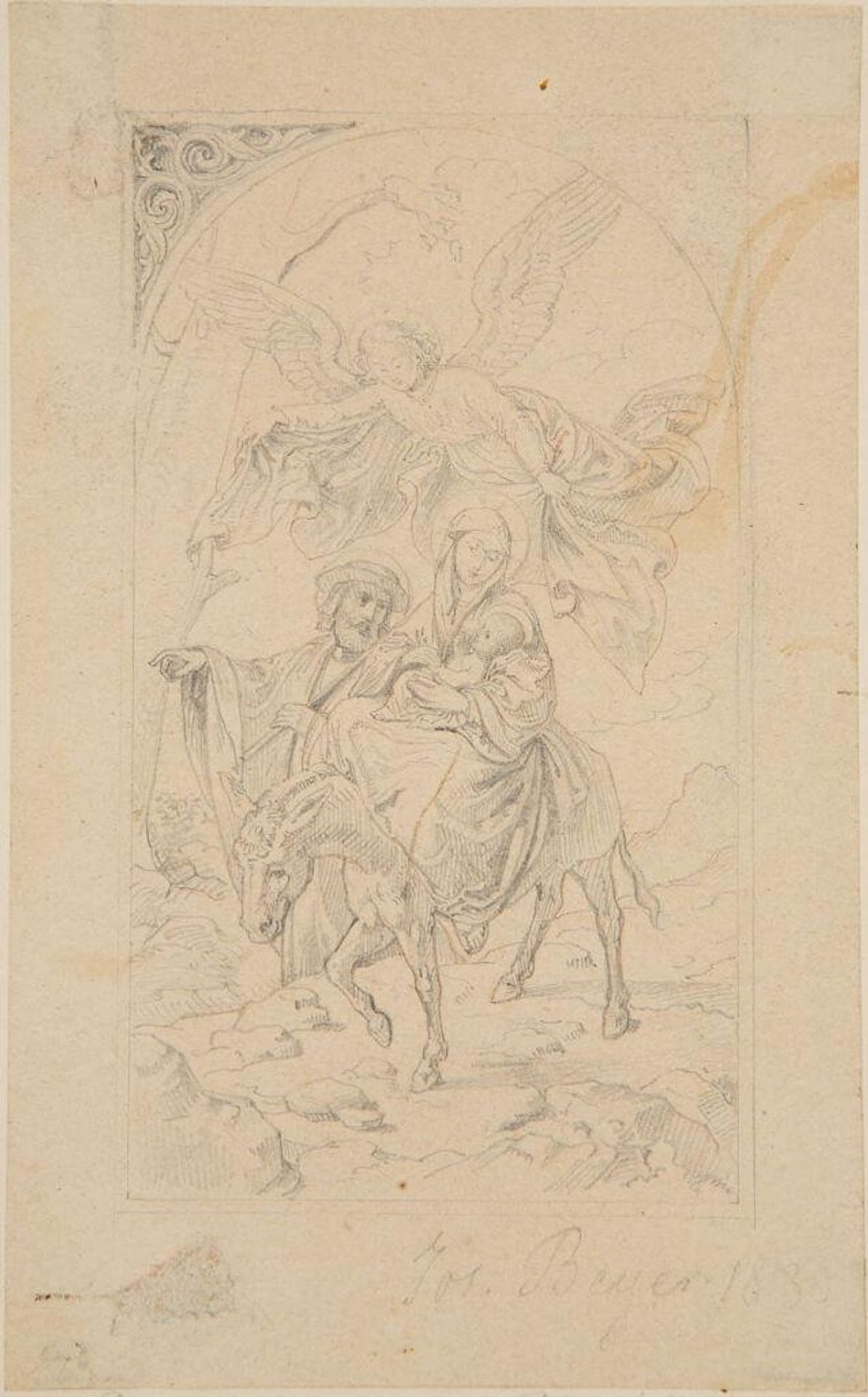 Flight into Egypt by Joseph Bayer
