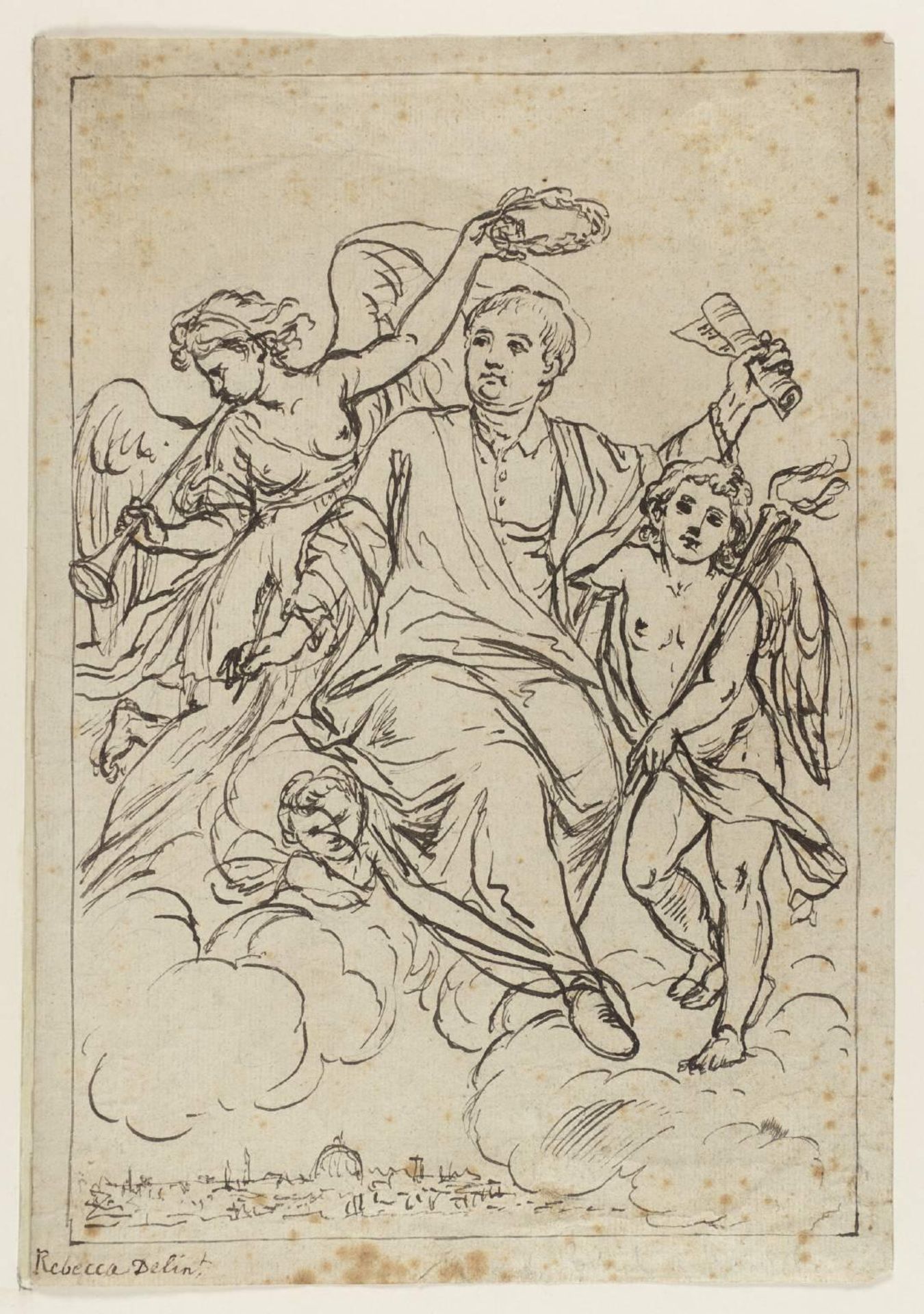 The Apotheosis of Handel by  Biagio Rebecca