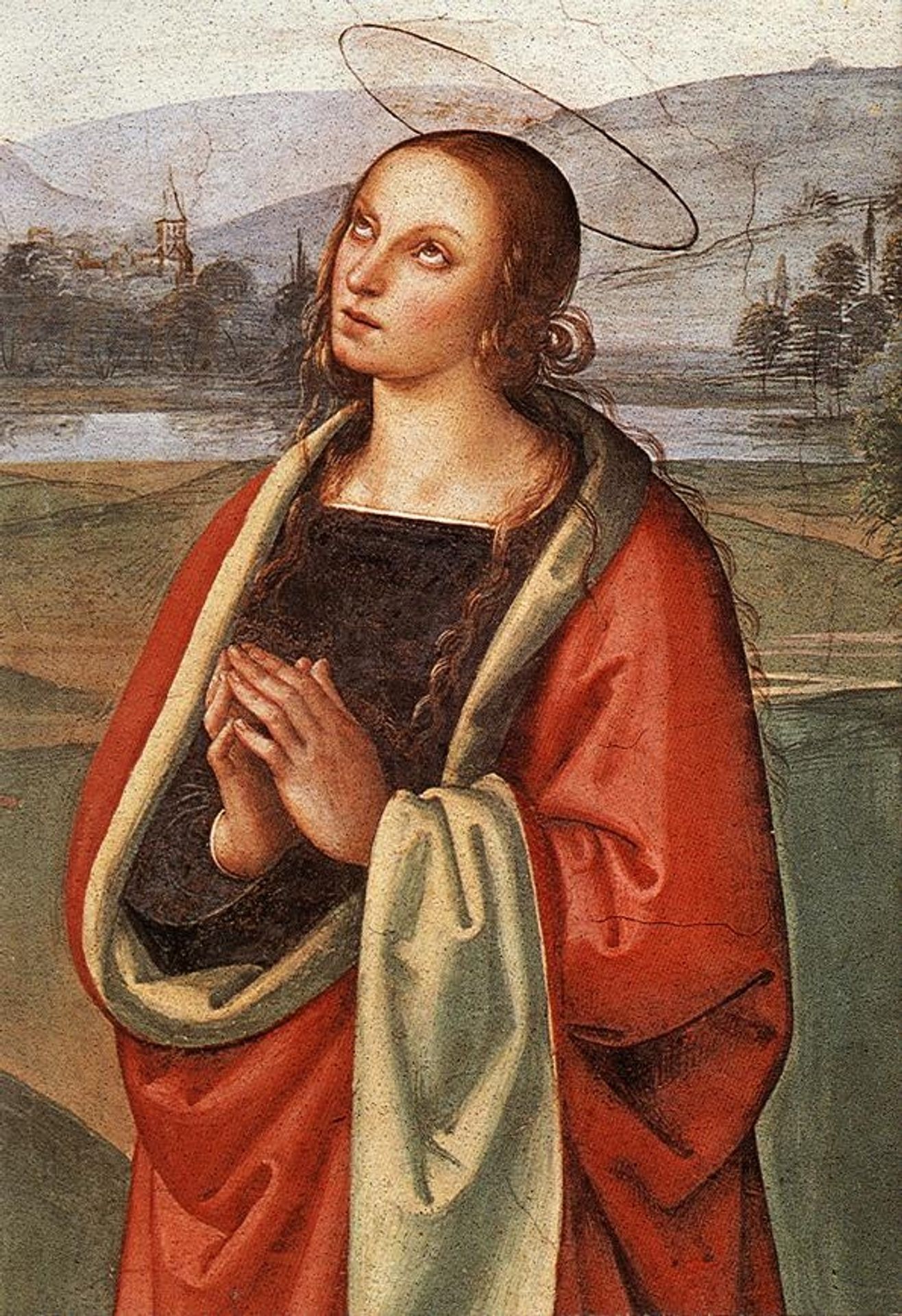 The Pazzi Crucifixion (detail 2) by Pietro Perugino