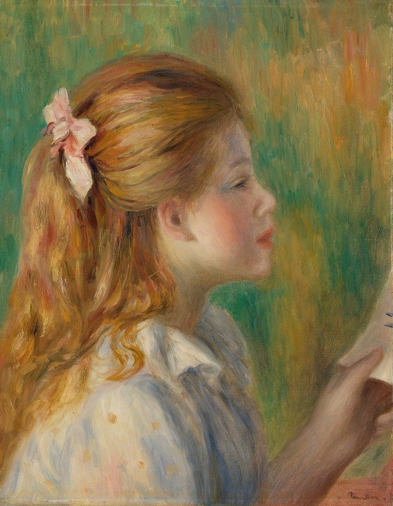 Reading by Pierre-Auguste Renoir