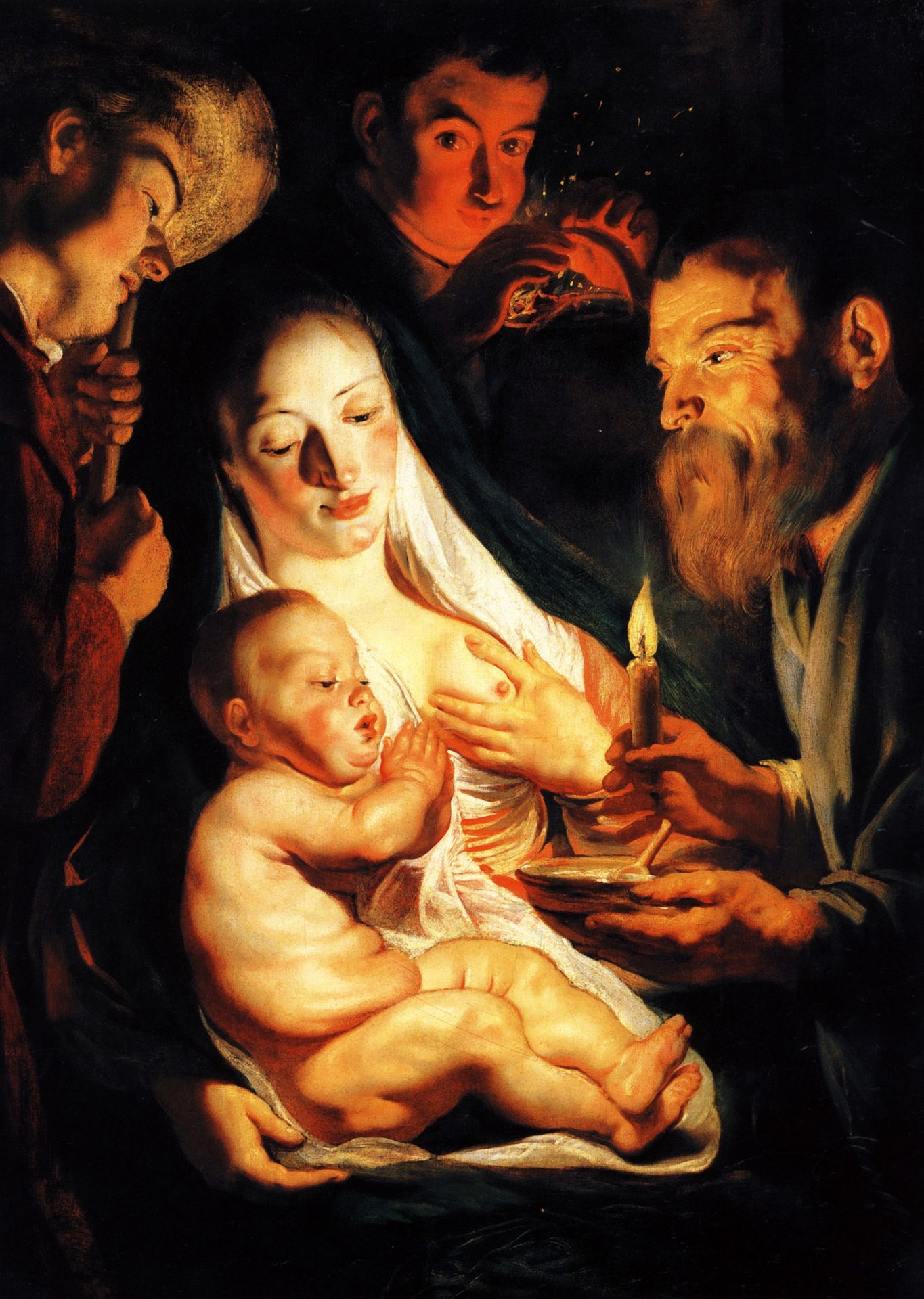 Adoration of the Shepherds by Jacob Jordaens