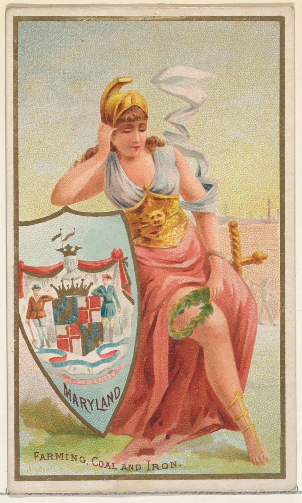 Maryland, from the Industries of States series (N117) issued by Duke Sons & Co. to promote Honest Long Cut Tobacco by W. Duke, Sons & Co.