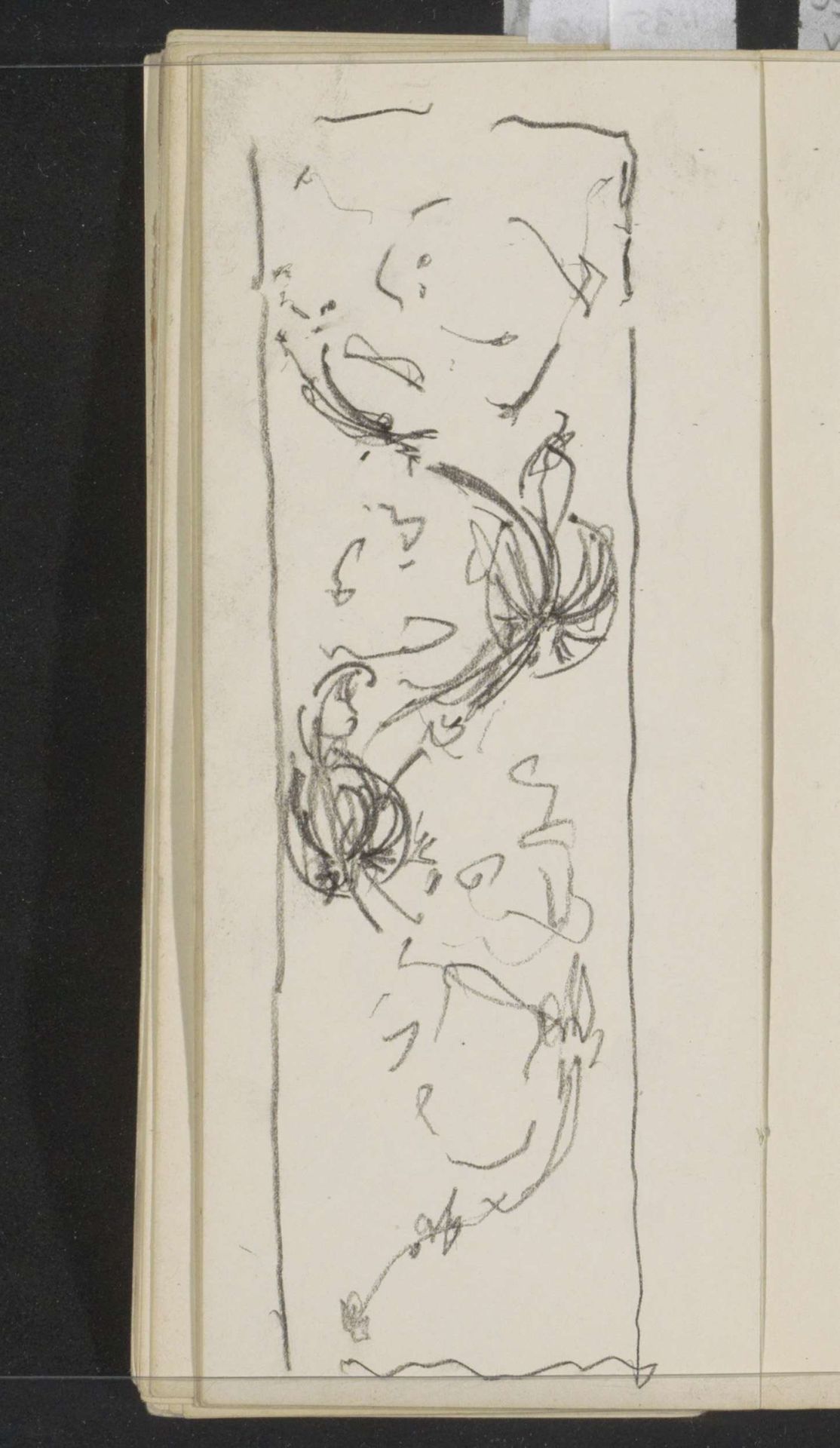 Band met een floraal motief by Gerrit Willem Dijsselhof