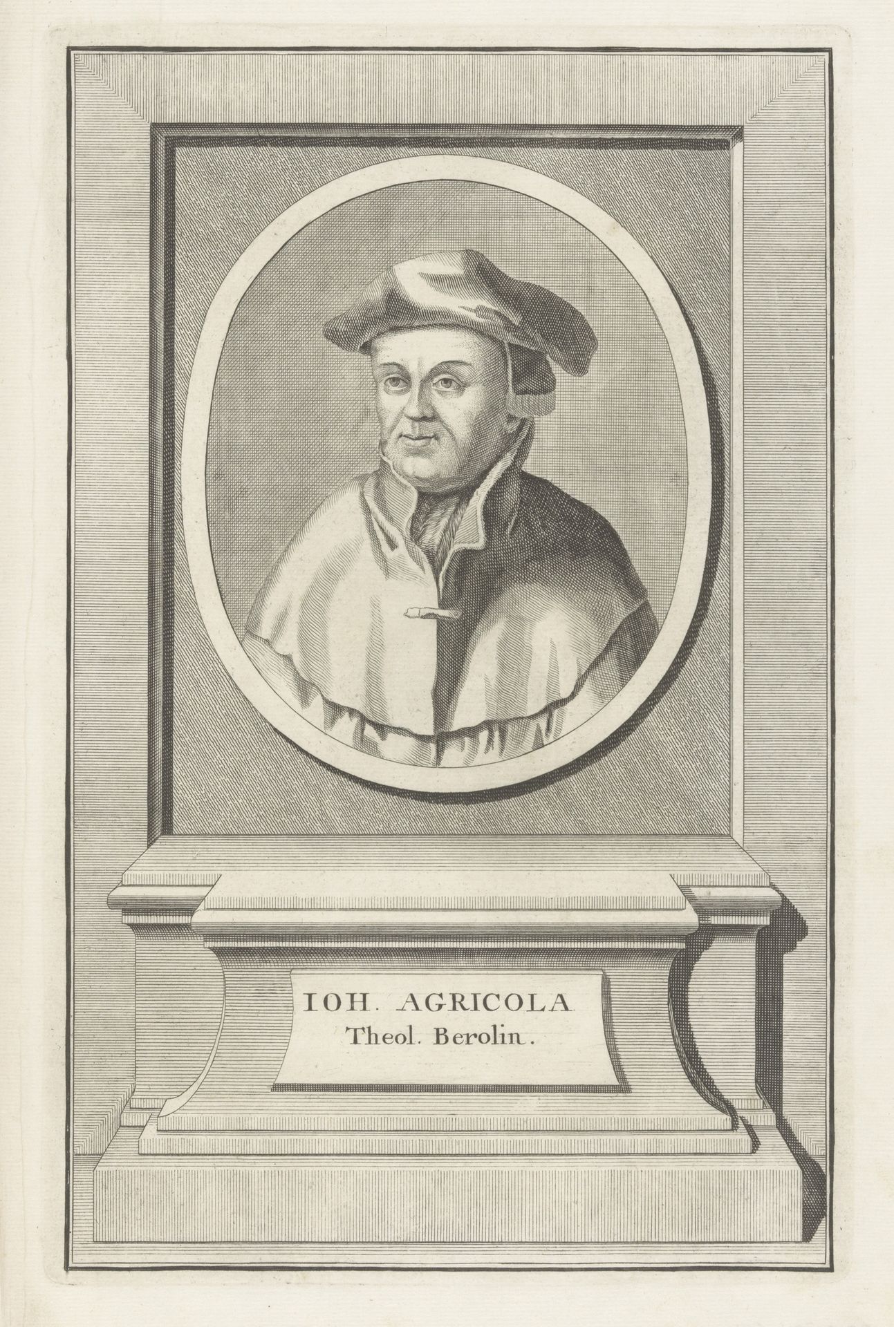 Portret van Johannes Agricola I by Anonymous