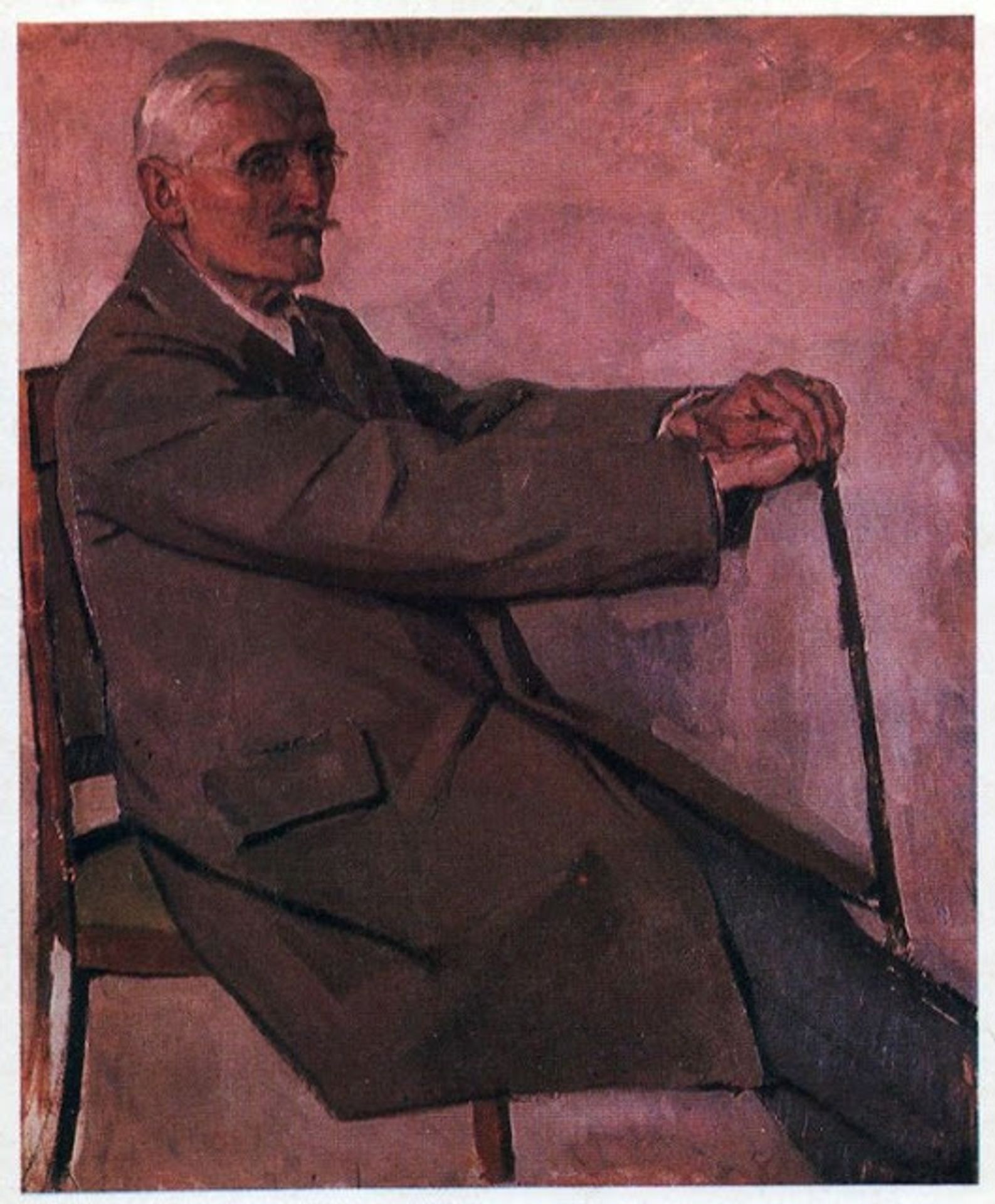 Portrait of An Art Historian G.Pavlutsky by Fedir Krychevsky