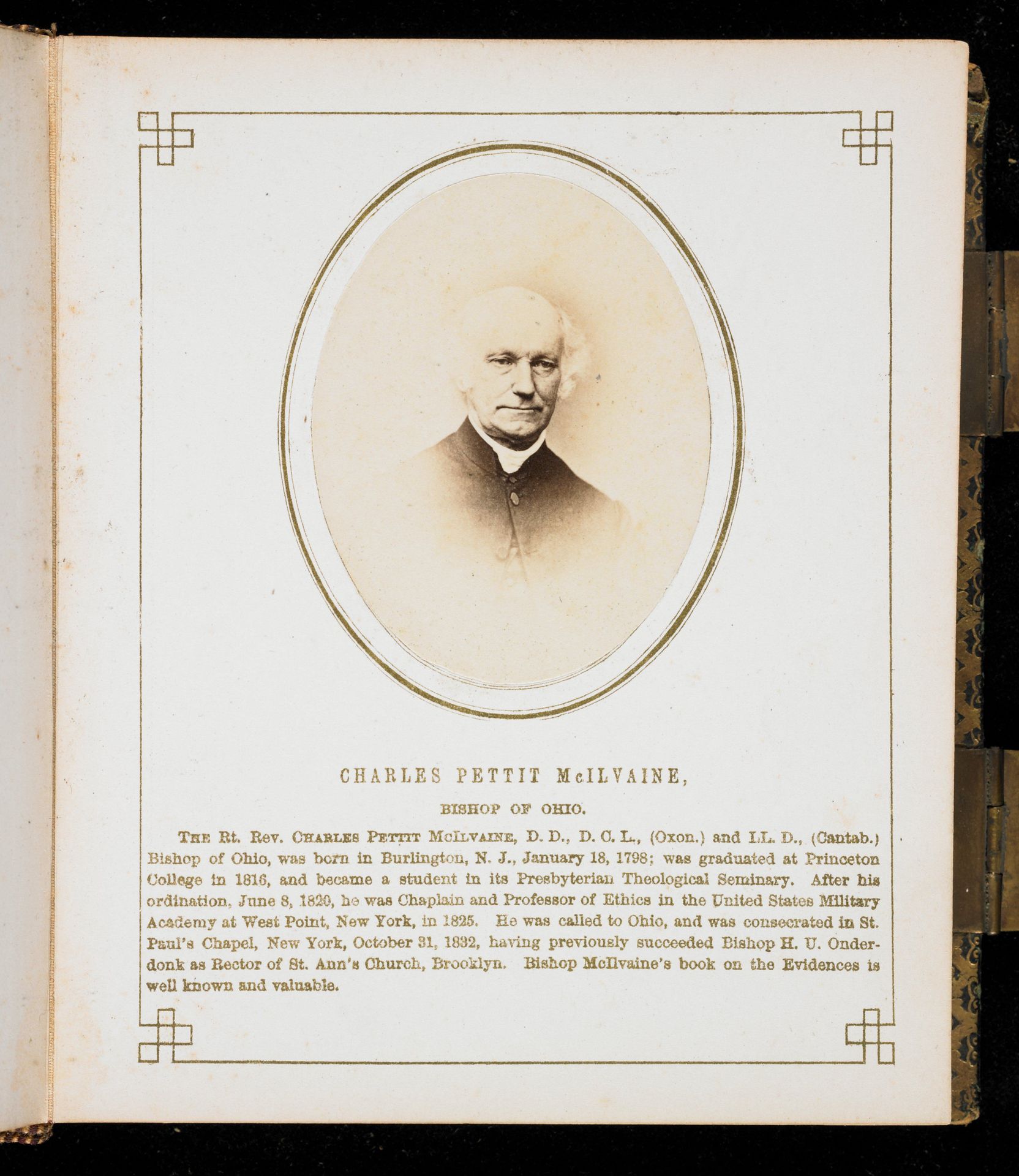 Charles Pettit McIlvaine by Jeremiah Gurney