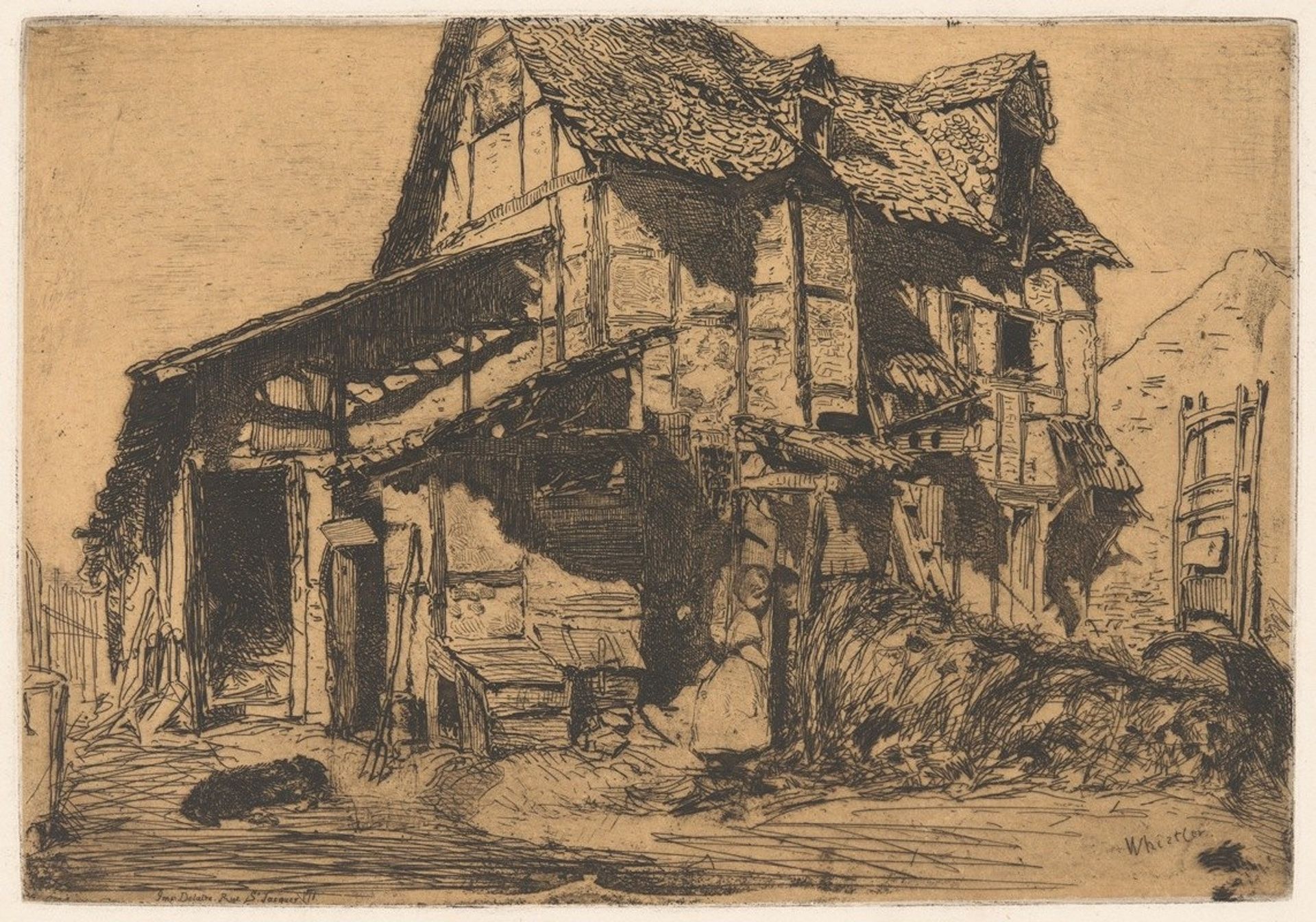 The Unsafe Tenement by James Abbott McNeill Whistler