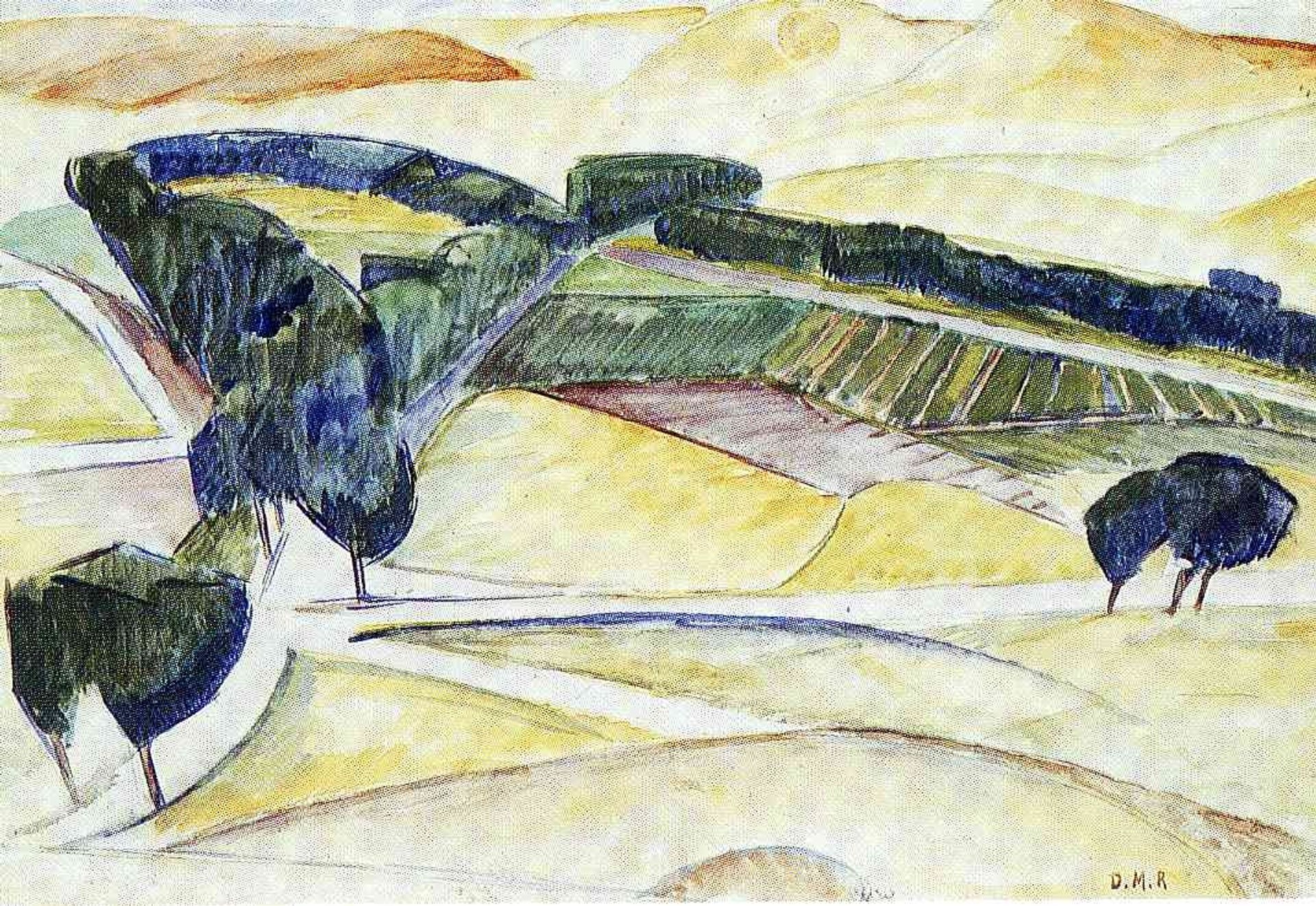 Landscape at Toledo by Diego Rivera