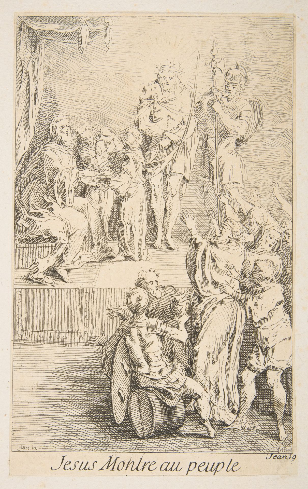 Ecce Homo by Claude Gillot