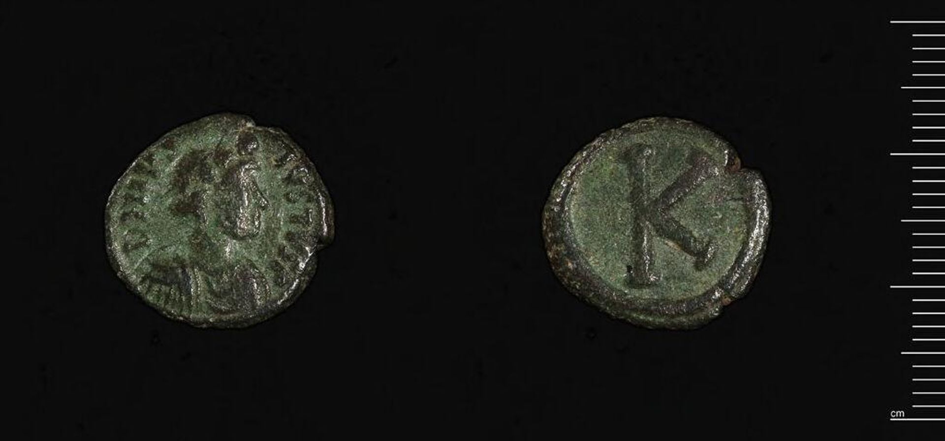 Coin of Justinian I by Justinian I