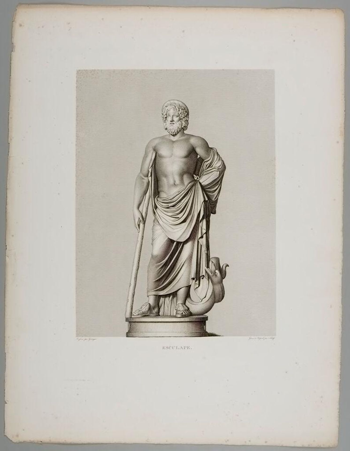 Aesculapius, after the Antique by Christian Gottfried Schulze