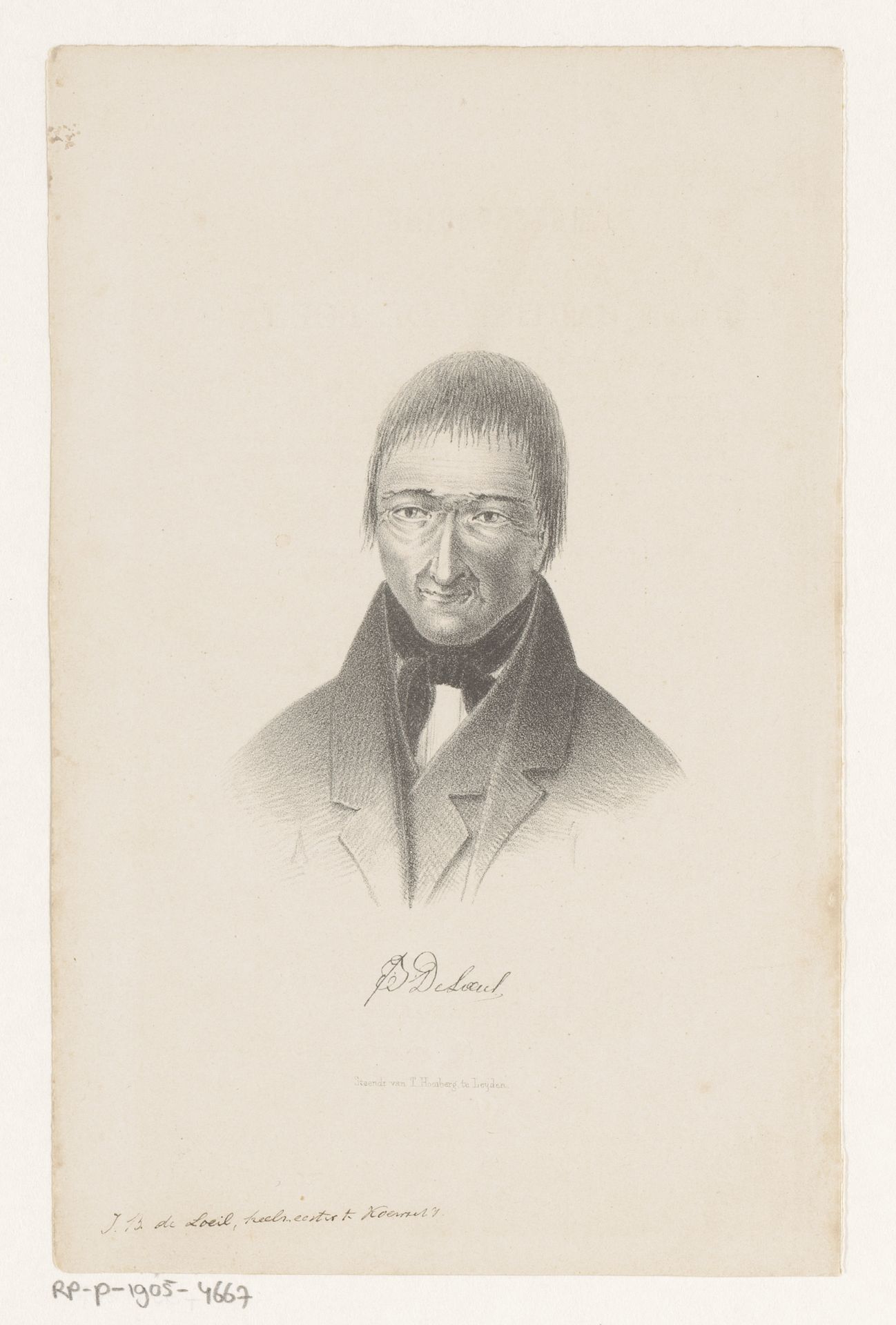 Portret van Jean Baptiste de Loeil by Tiemen Hooiberg