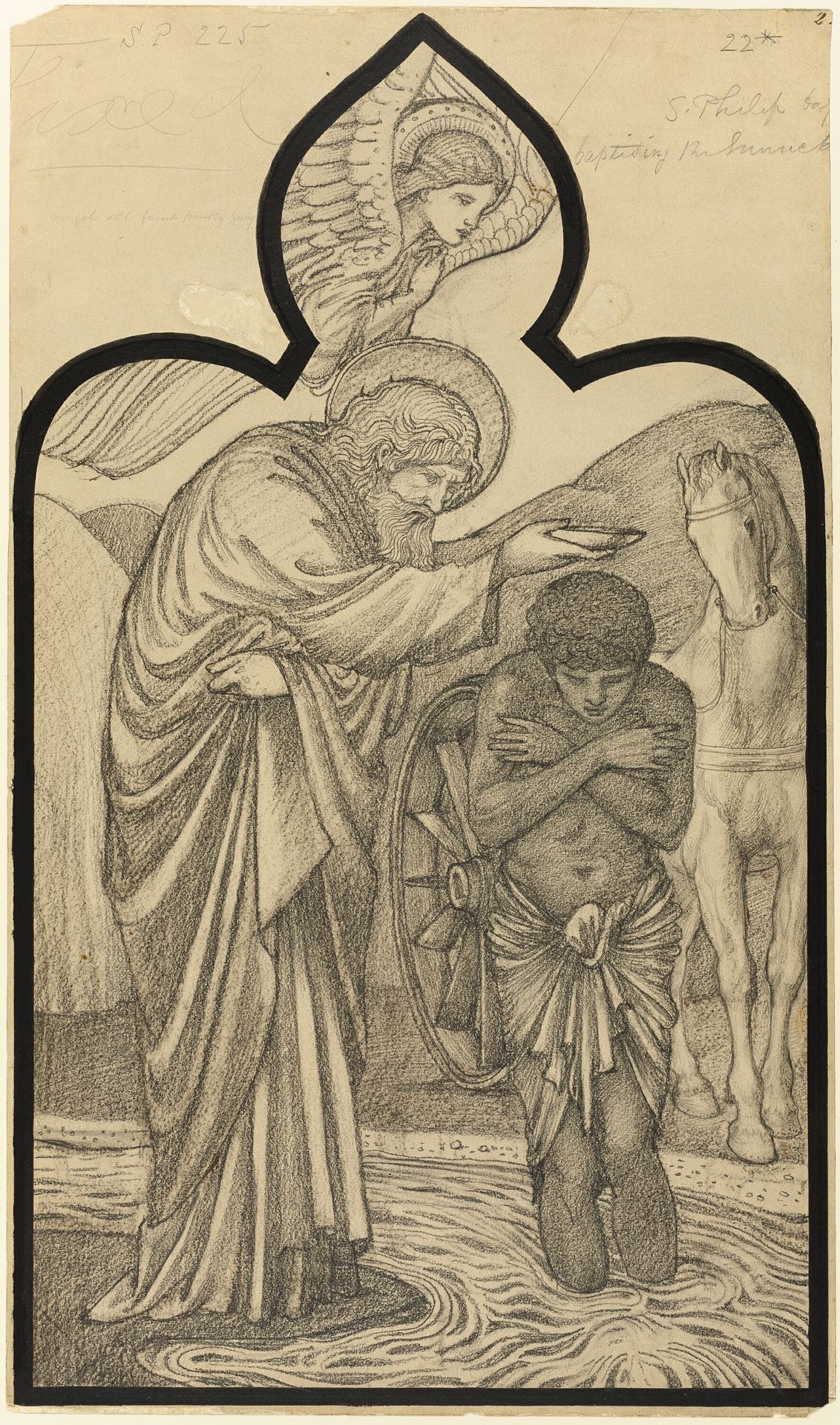 Saint Philip Baptising the Eunuch by Edward Burne-Jones