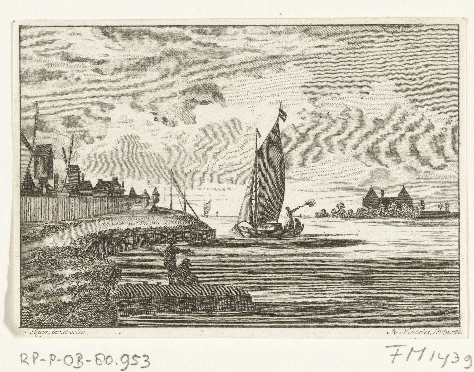 Vlucht van Hugo de Groot in de boekenkist uit Slot Loevestein, 1621 by Harmanus Vinkeles