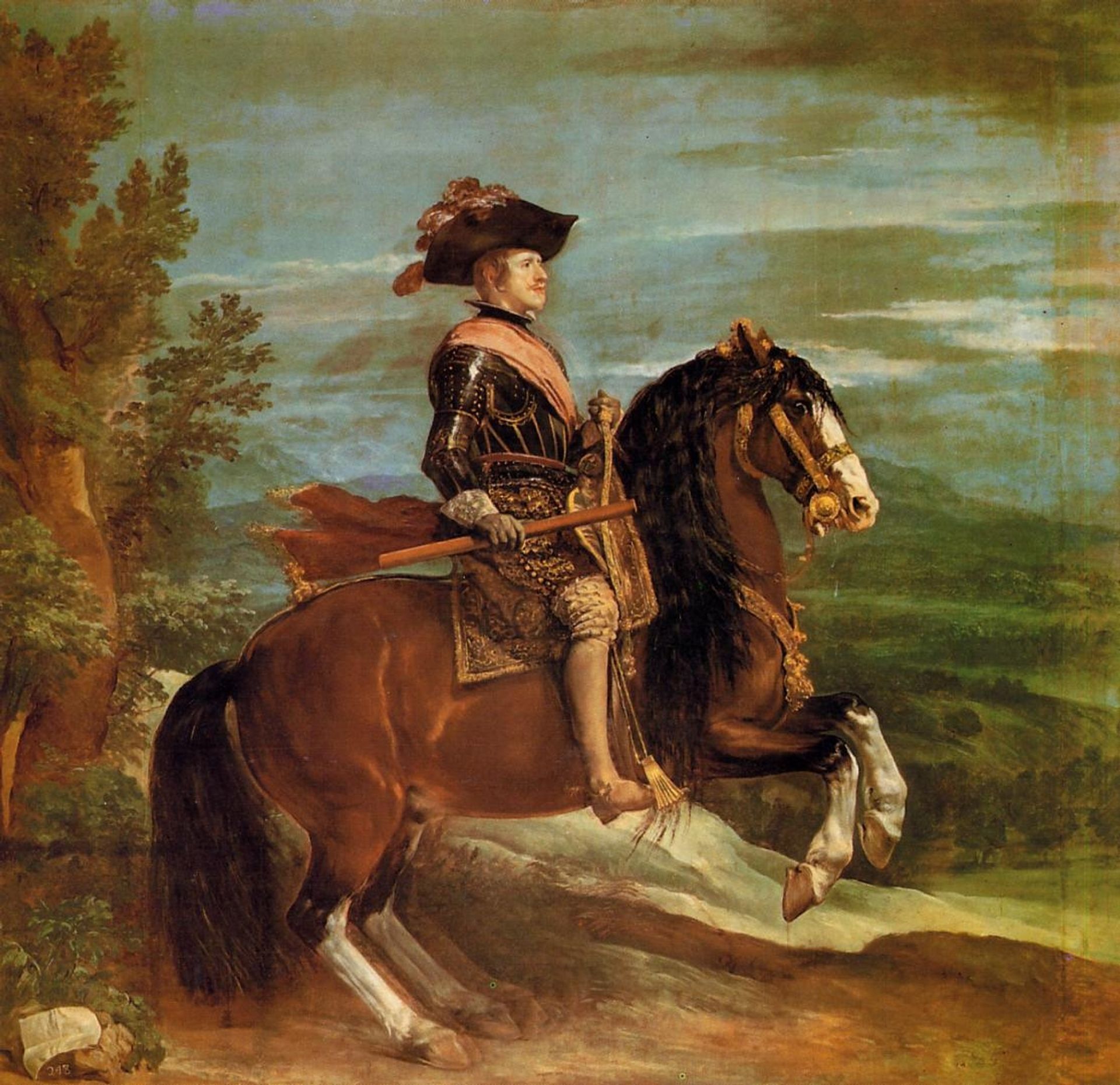 Equestrian Portrait of Philip IV by Diego Velázquez