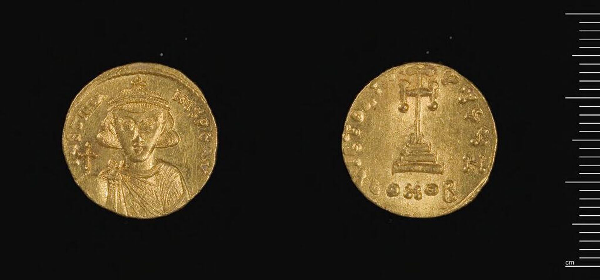 Solidus of Justinian II, Constantinople by Justinian II