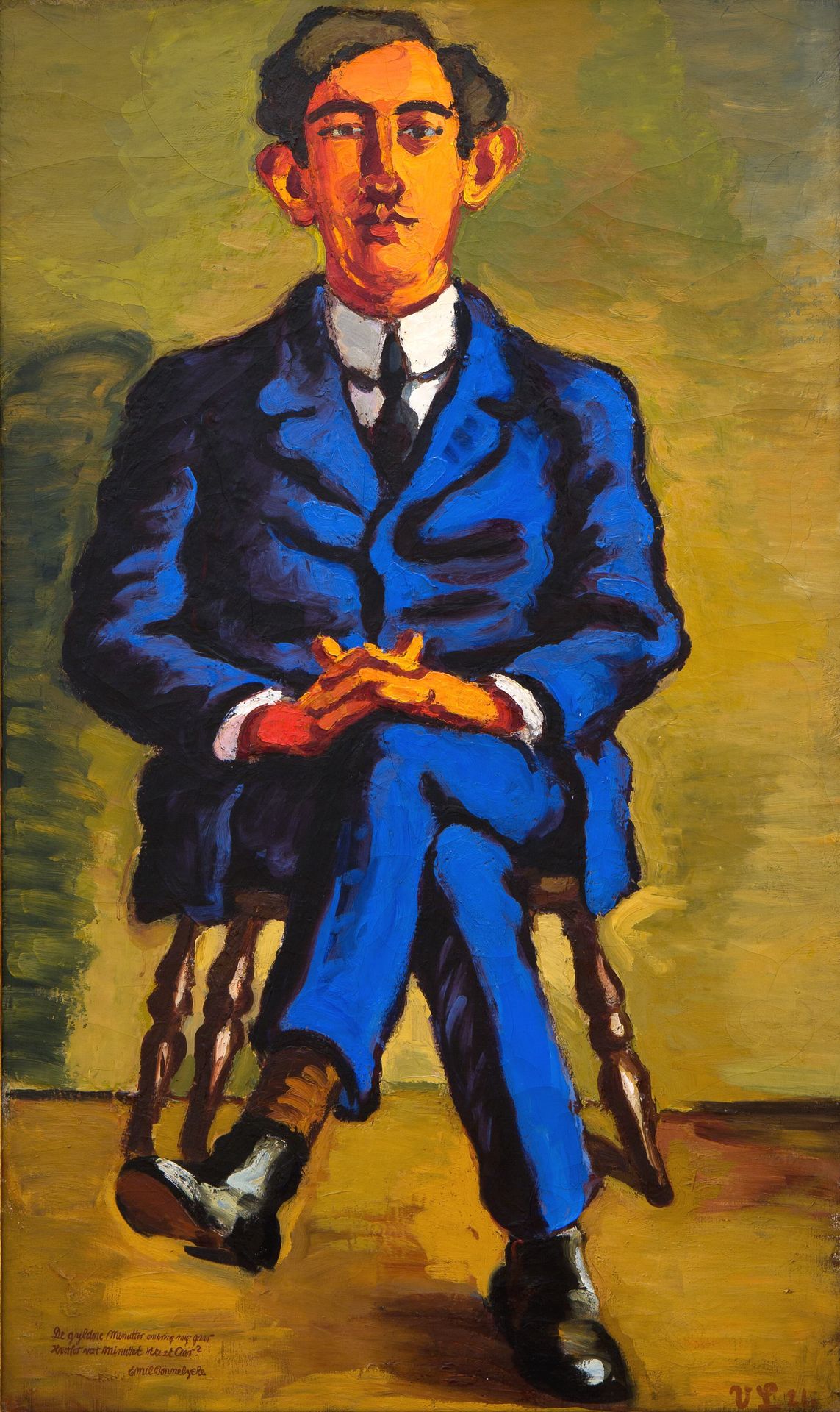 Portrait of the Poet Emil Bønnelycke by Vilhelm Lundstrom