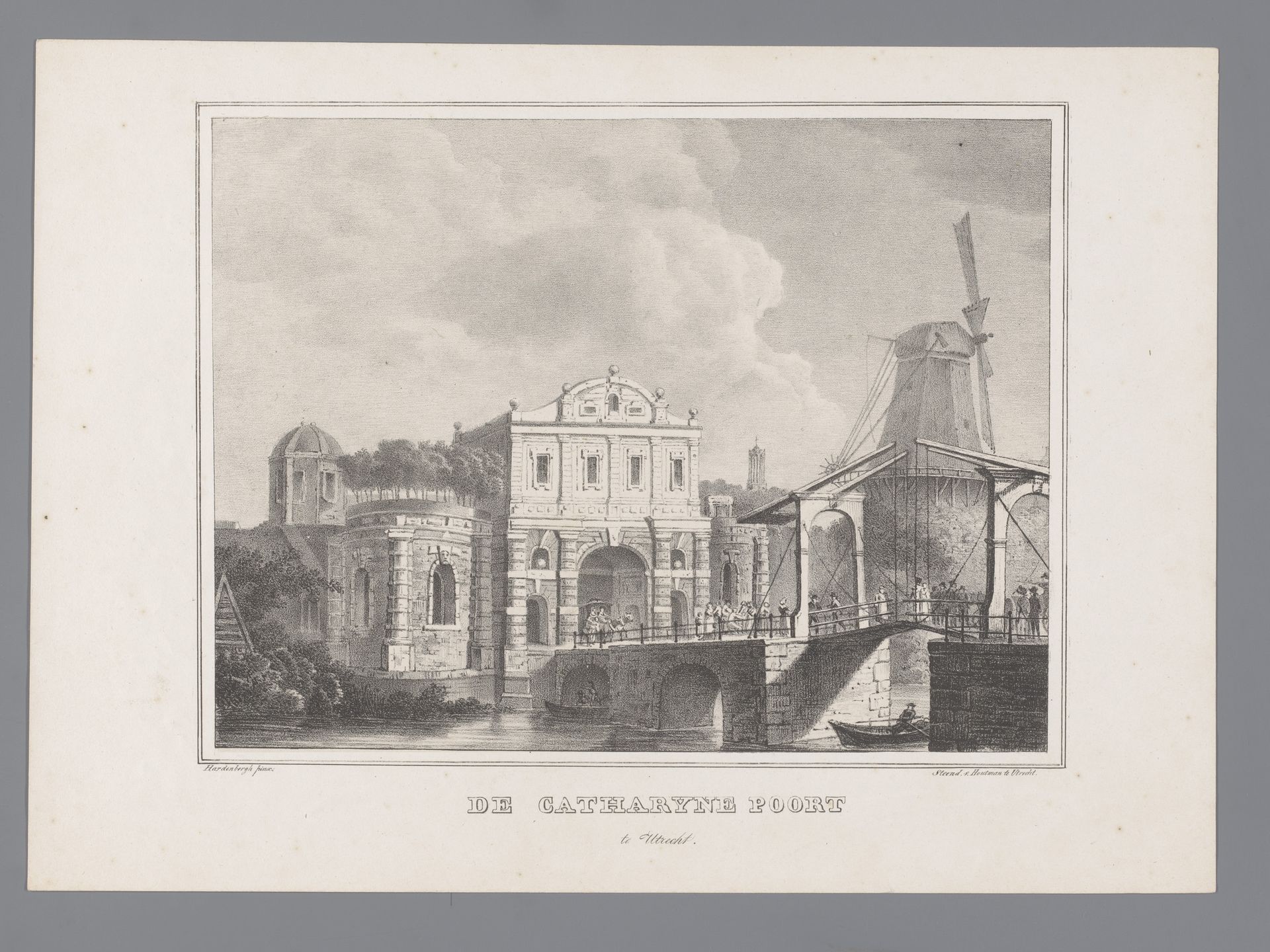 Catharijnepoort in Utrecht by Cornelis van Hardenbergh