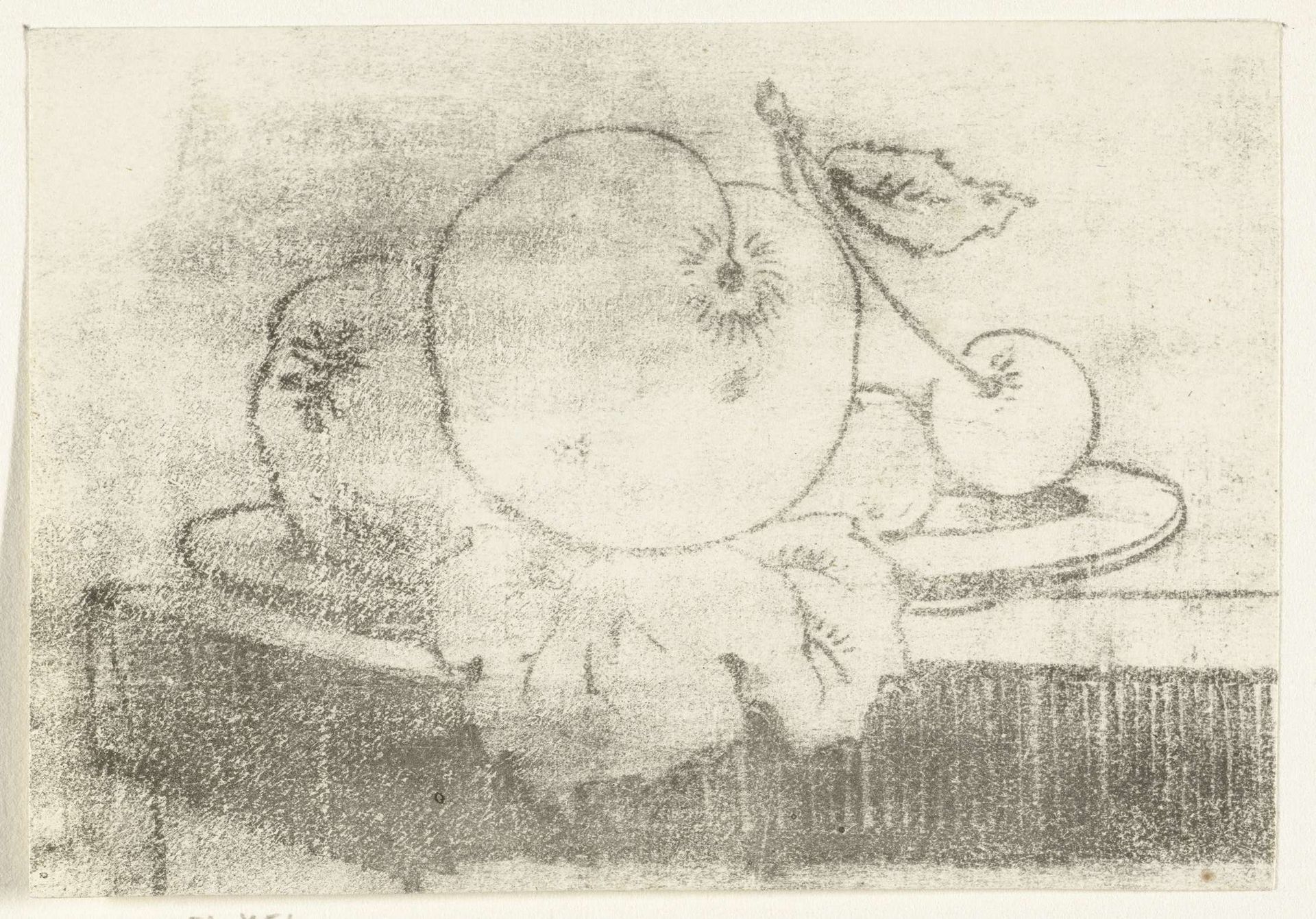 Vruchten op een schaal by Pieter (IV) Barbiers