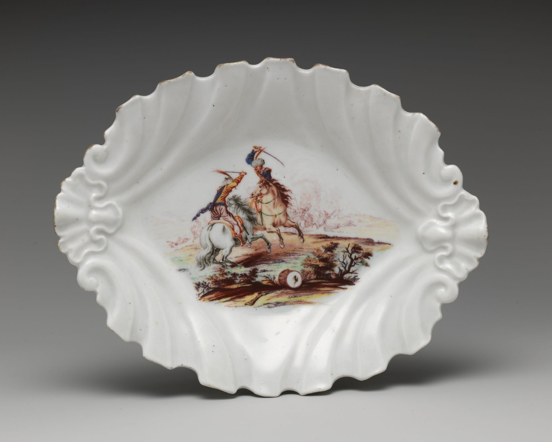 Dish (part of a set) by Chelsea Porcelain Manufactory