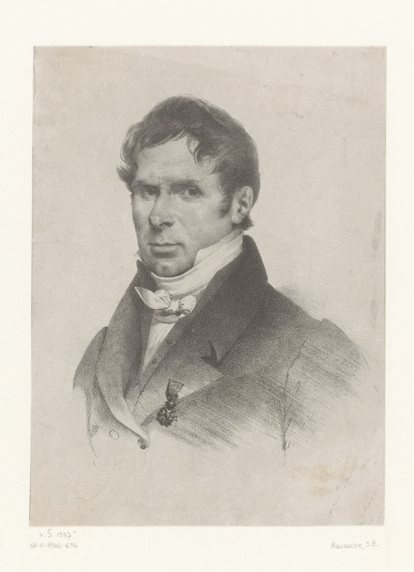 Portret van Jan Frans van Dael by Jean-Baptiste Mauzaisse