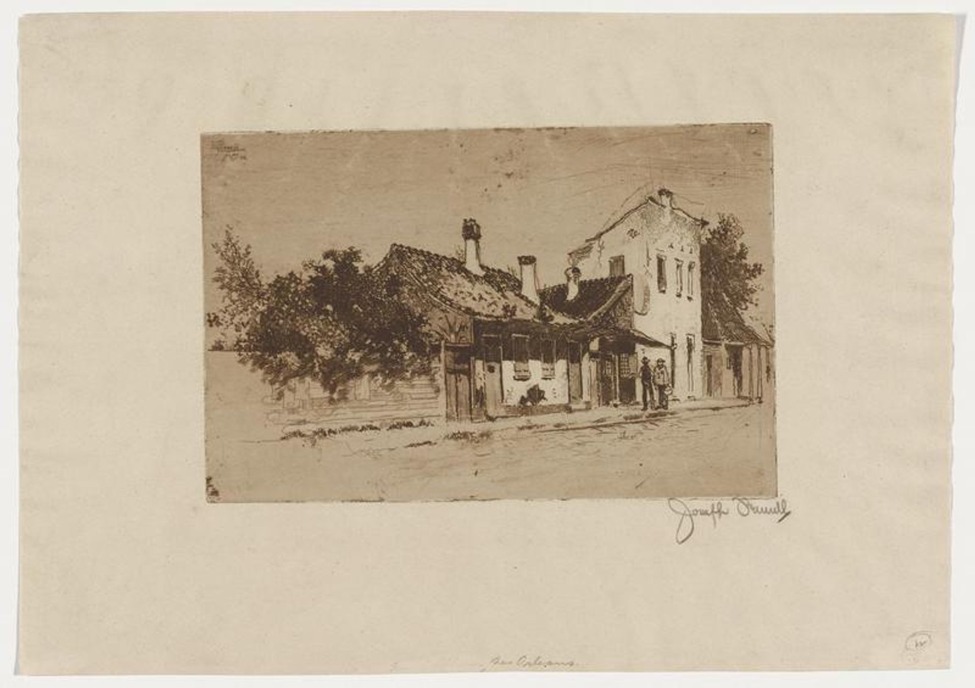 Madame Delphine's by Joseph Pennell