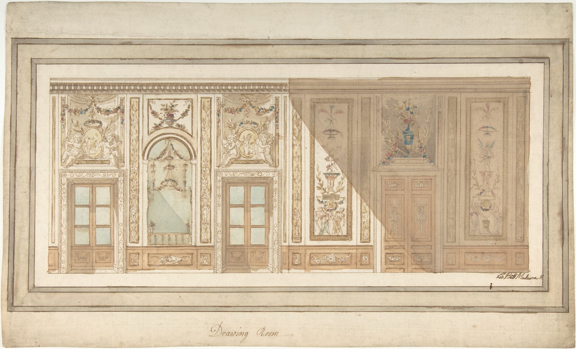 Design for Decoration of a Drawing Room by Giovanni Battista Maderna