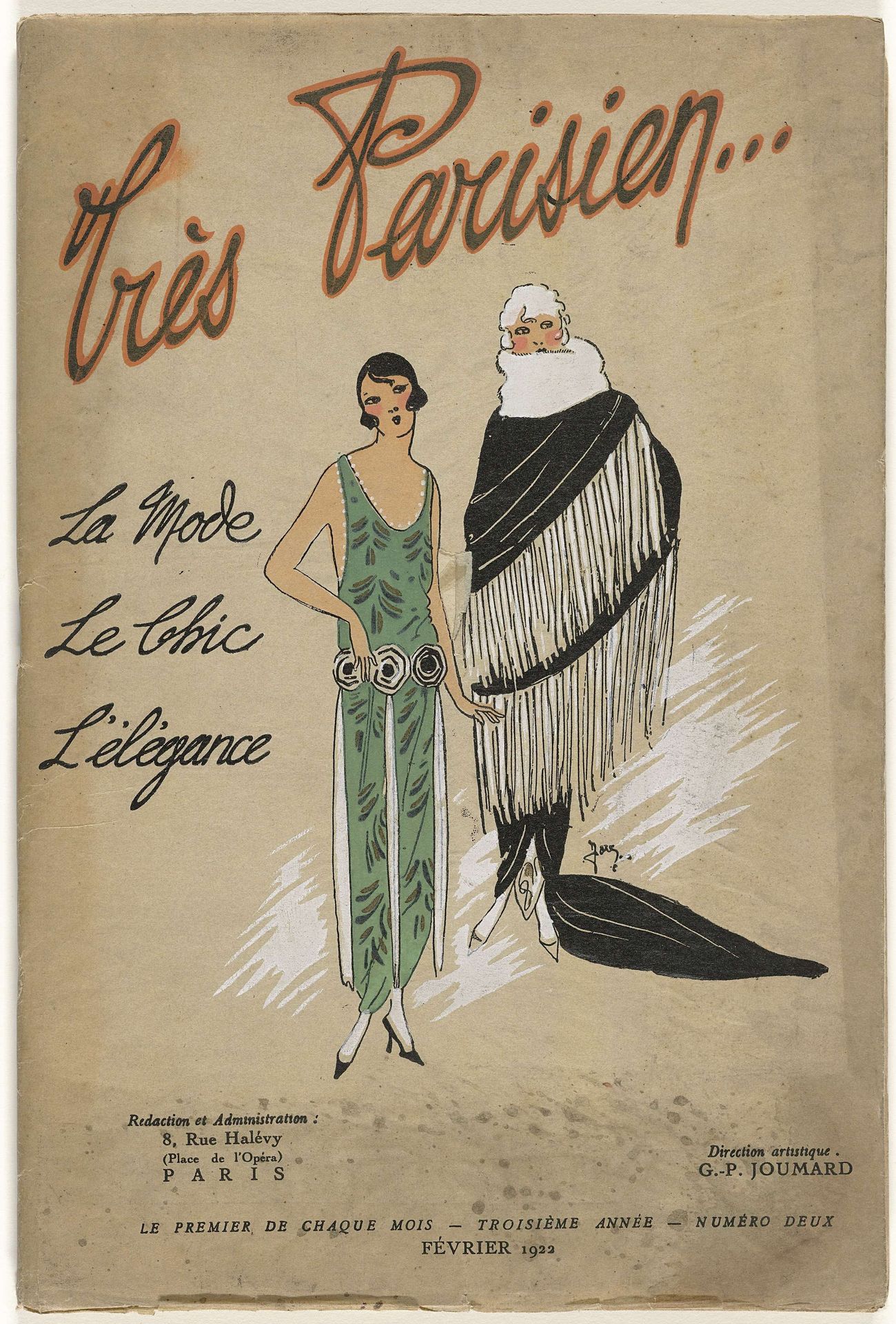 Très Parisien, février 1922, 3e année, No. 2 : La Mode Le Chic L'éléganc (...) by Anonymous