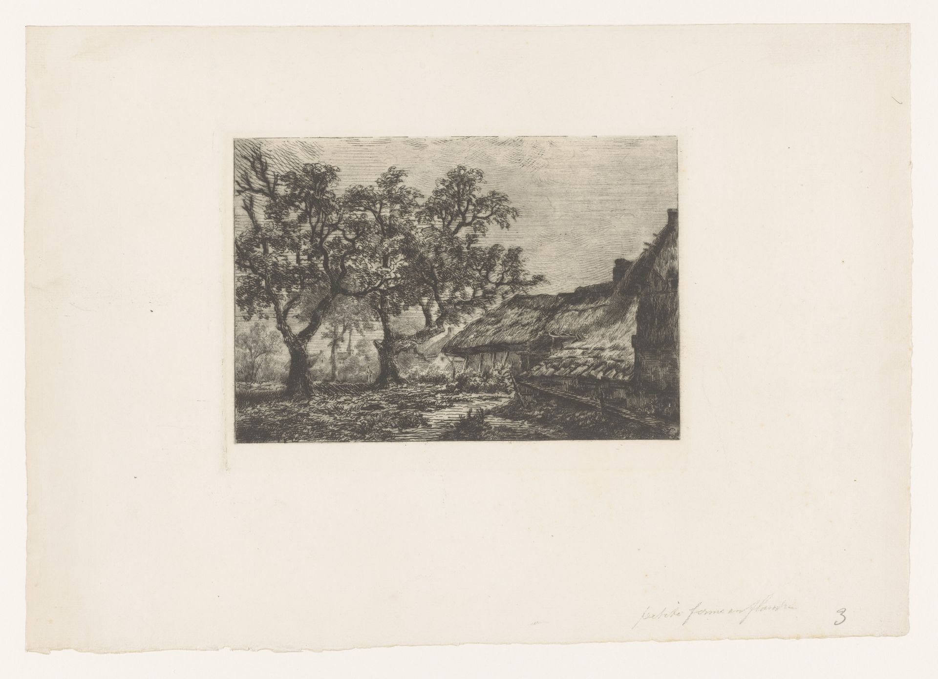 Boerenhofstede in Vlaanderen by Félix de Baerdemaecker