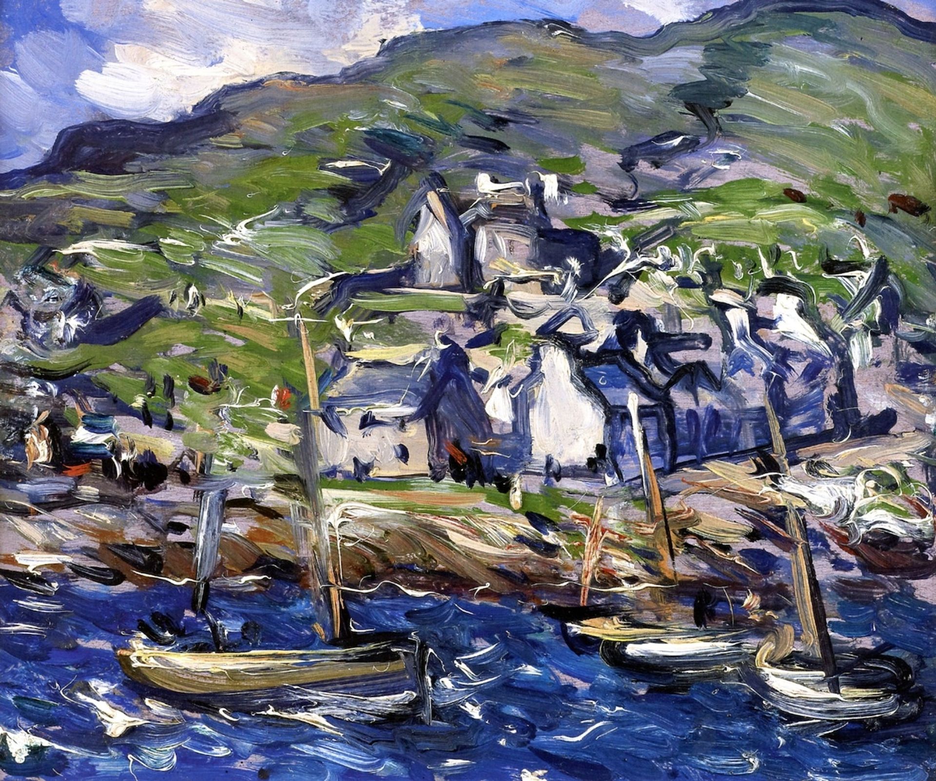 A Windy Day at Barra by Samuel Peploe