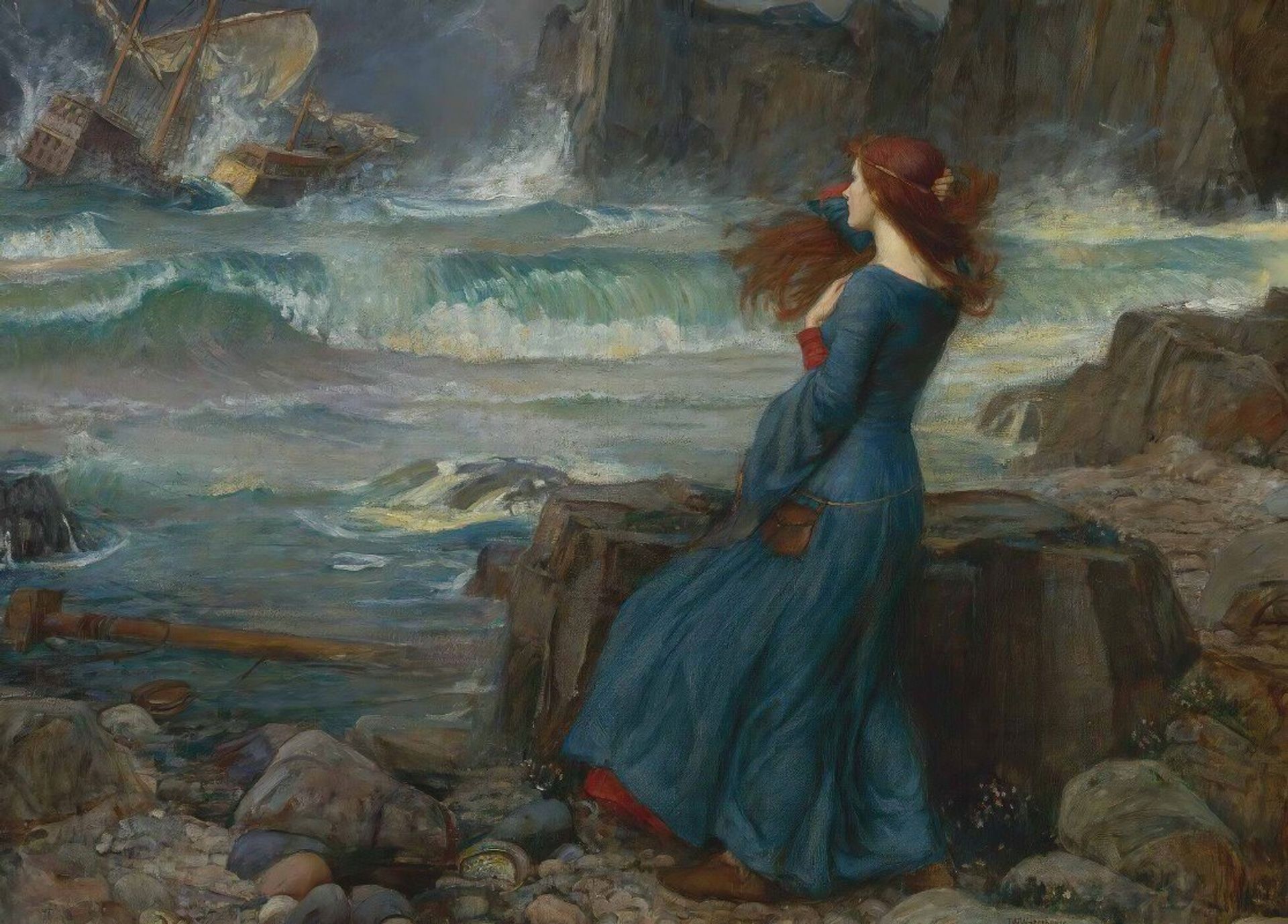 Miranda-The Tempest by John William Waterhouse