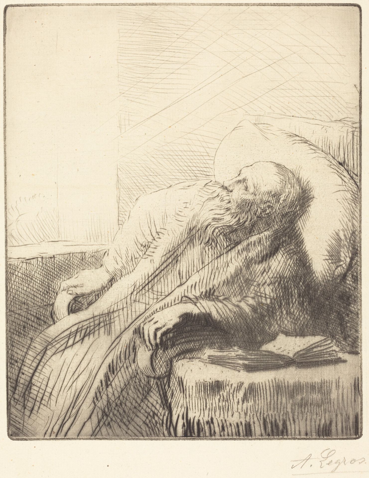 Convalescent (Le convalescent) by Alphonse Legros
