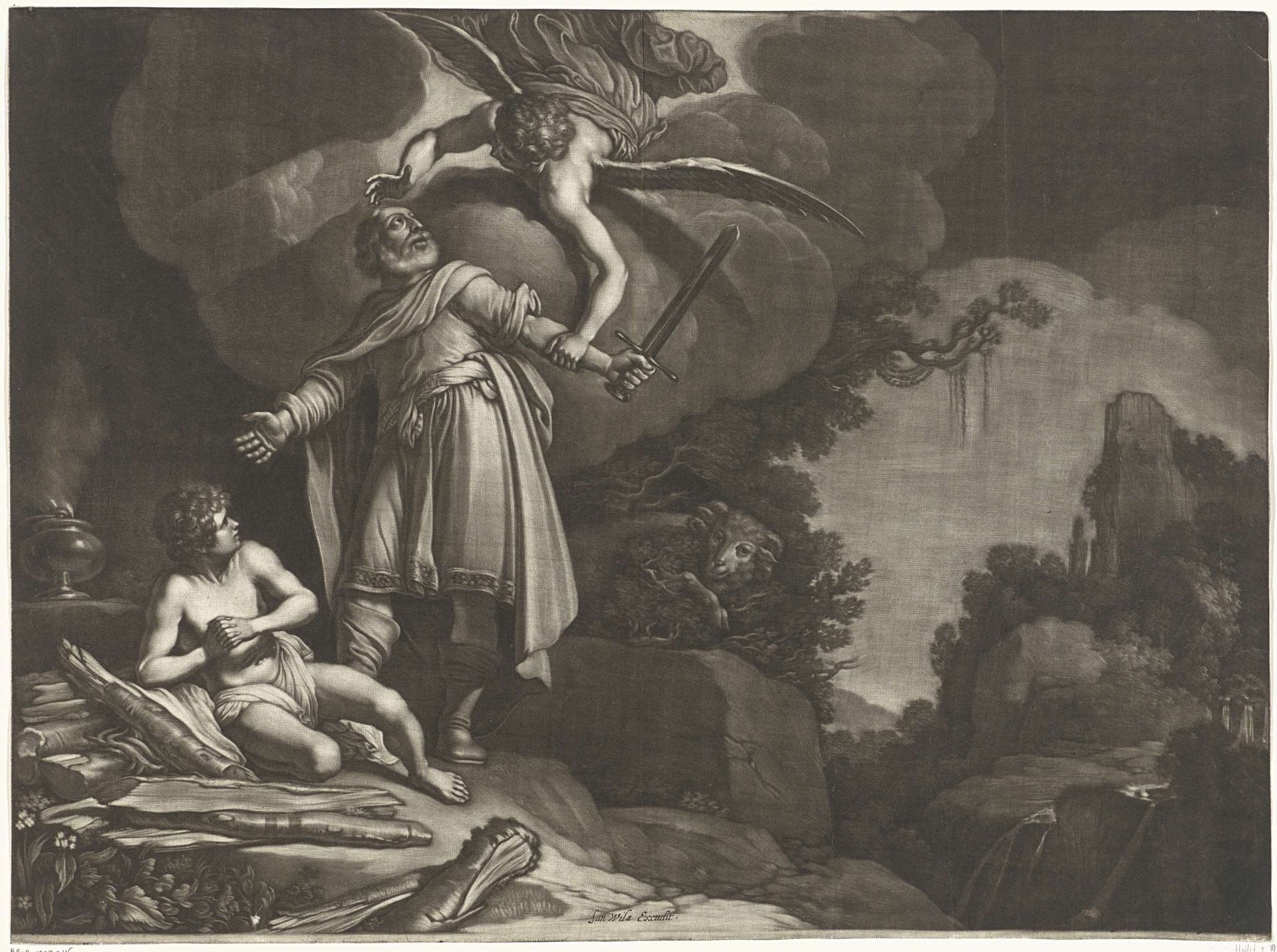 Offer van Abraham by Jan van Somer