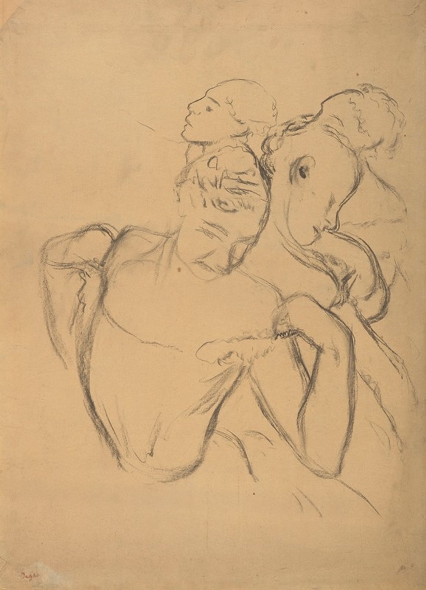 Groupe de danseuses by Edgar Degas