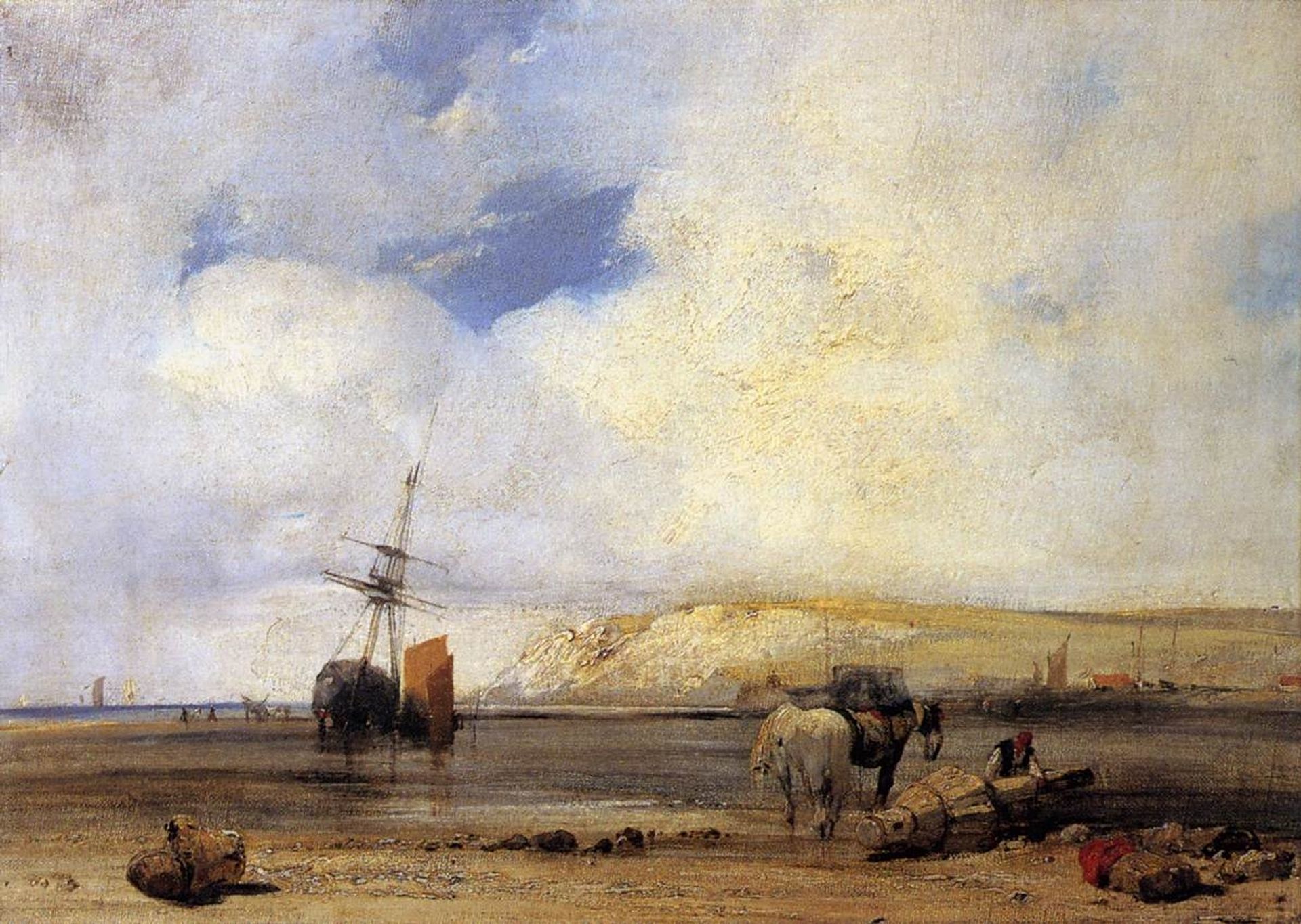 On the Coast of Picardy by Richard Parkes Bonington