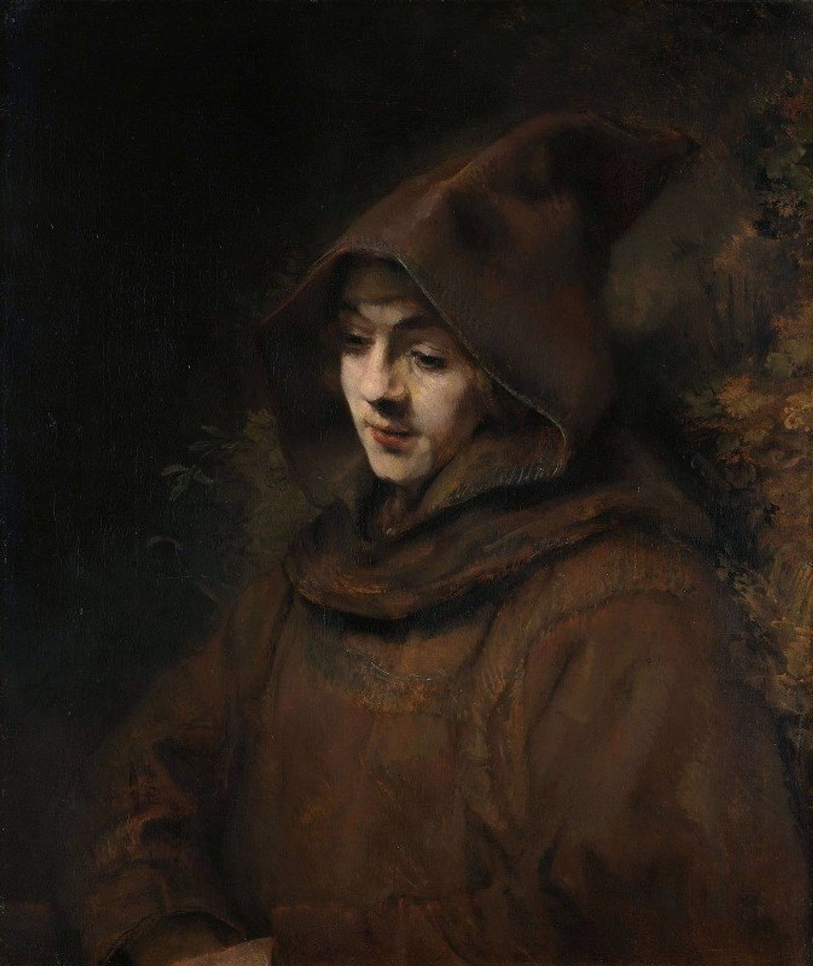 Titus in a Monk’s Habit by Rembrandt van Rijn