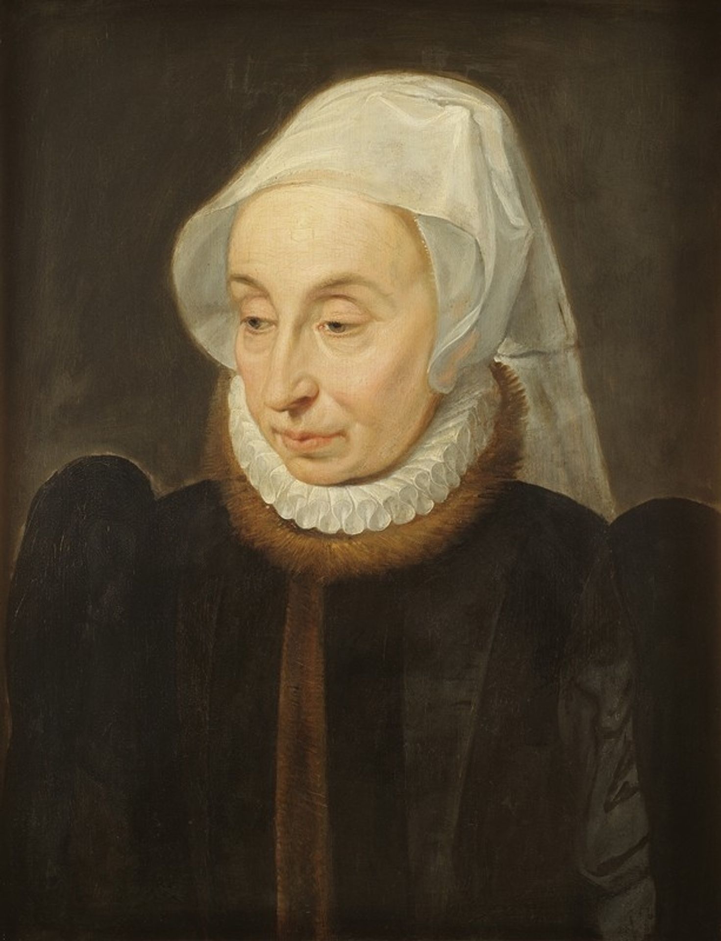 Portret van Adriana Gras by Peter Paul Rubens