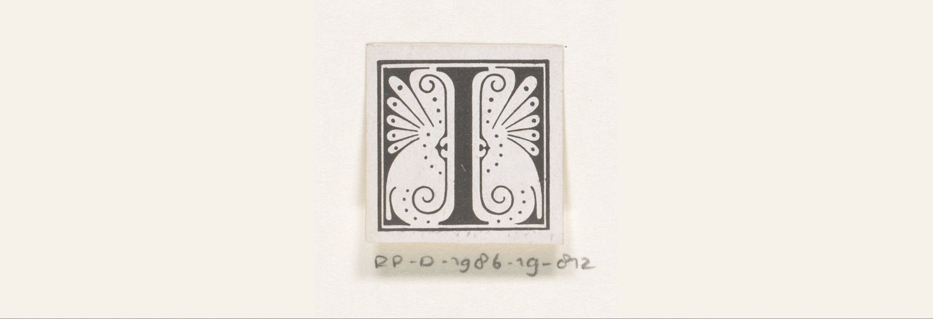 Initiaal I by Reinier Willem Petrus de (1874-1952) Vries