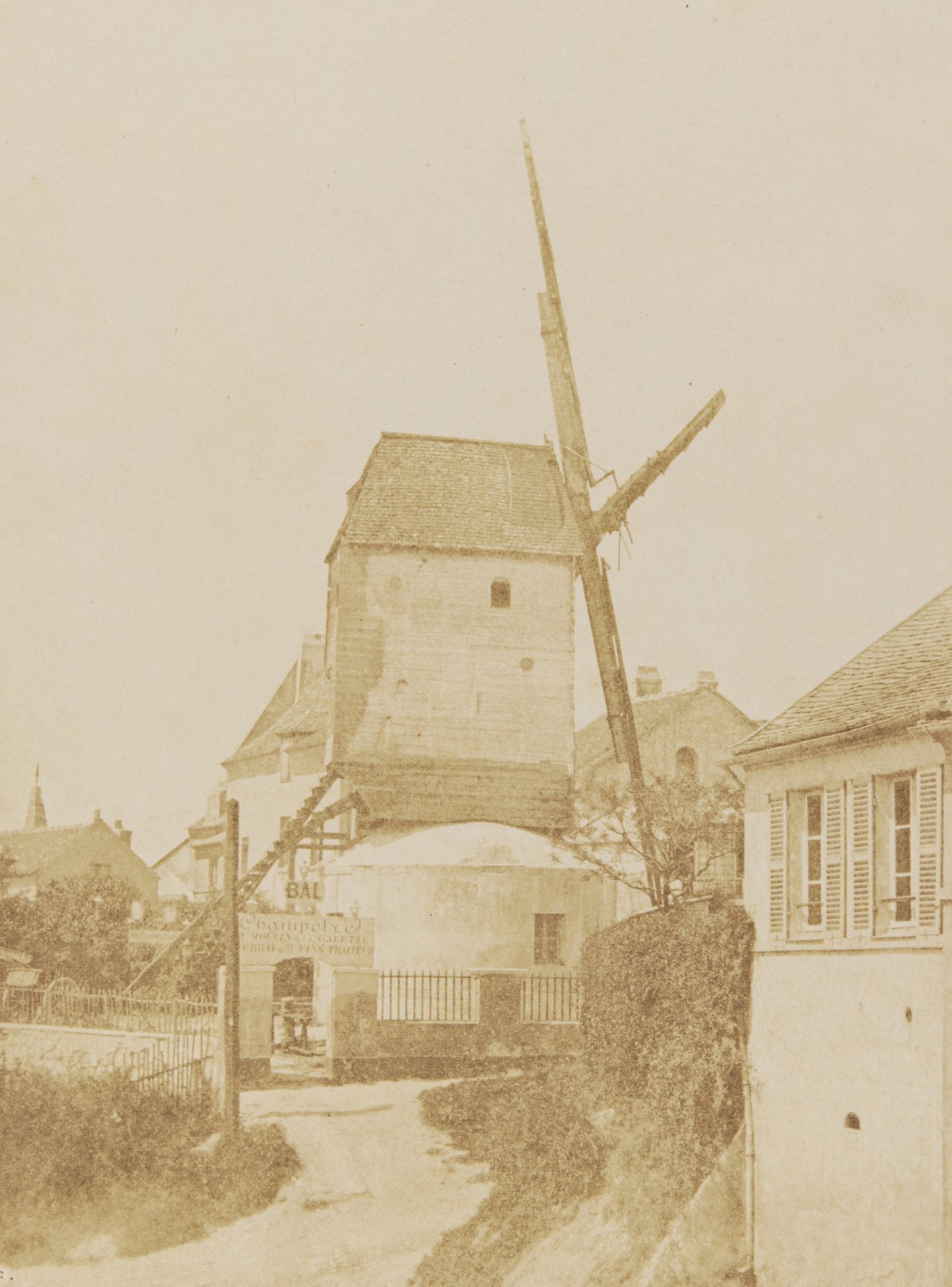 Moulin de la Galette (Montmartre) by Hippolyte Bayard