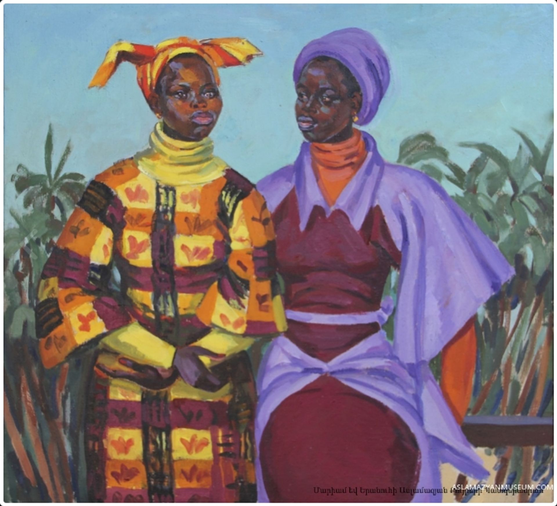 Two naitives from Guinea by Mariam Aslamazian